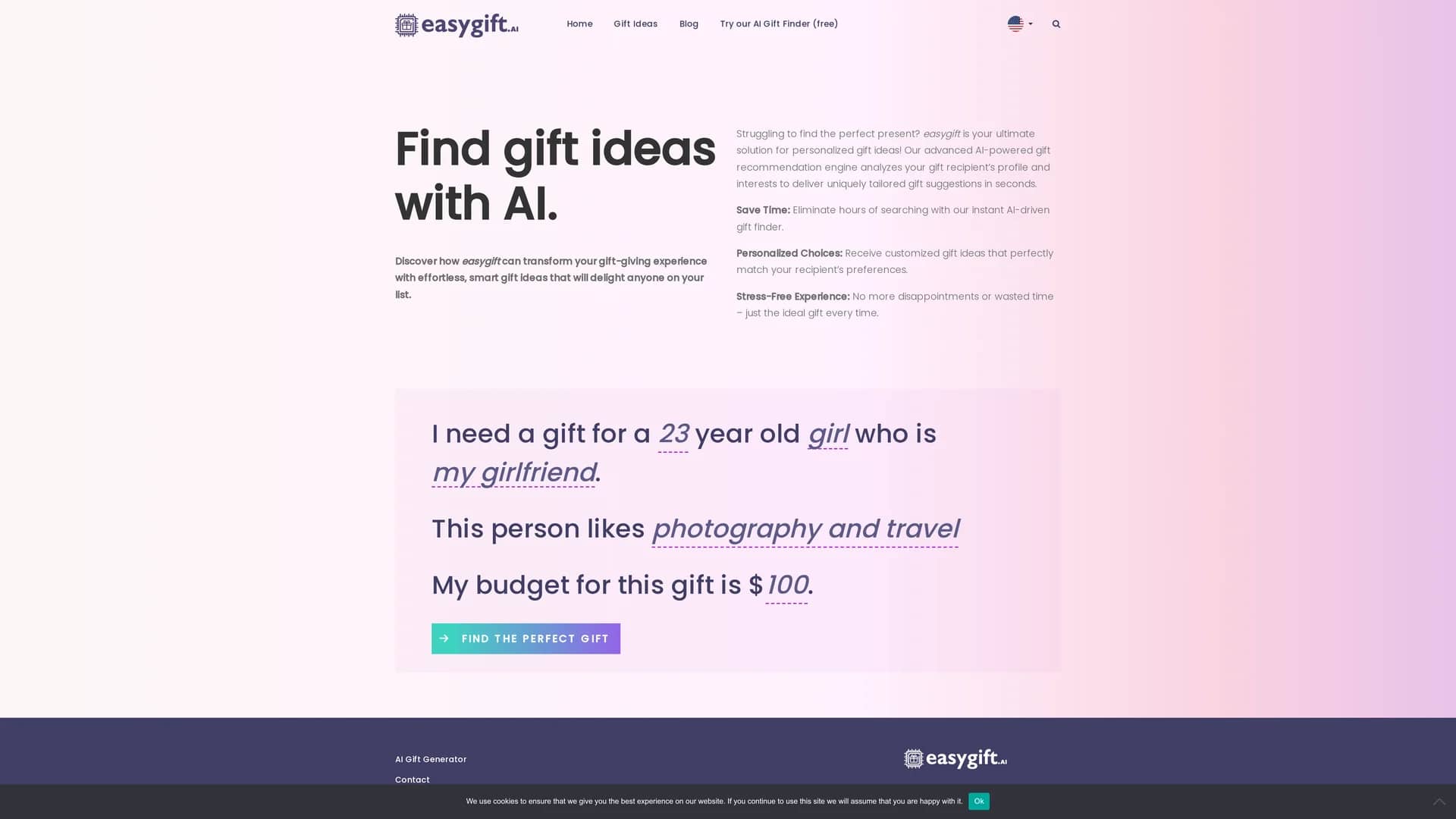 easygift homepage