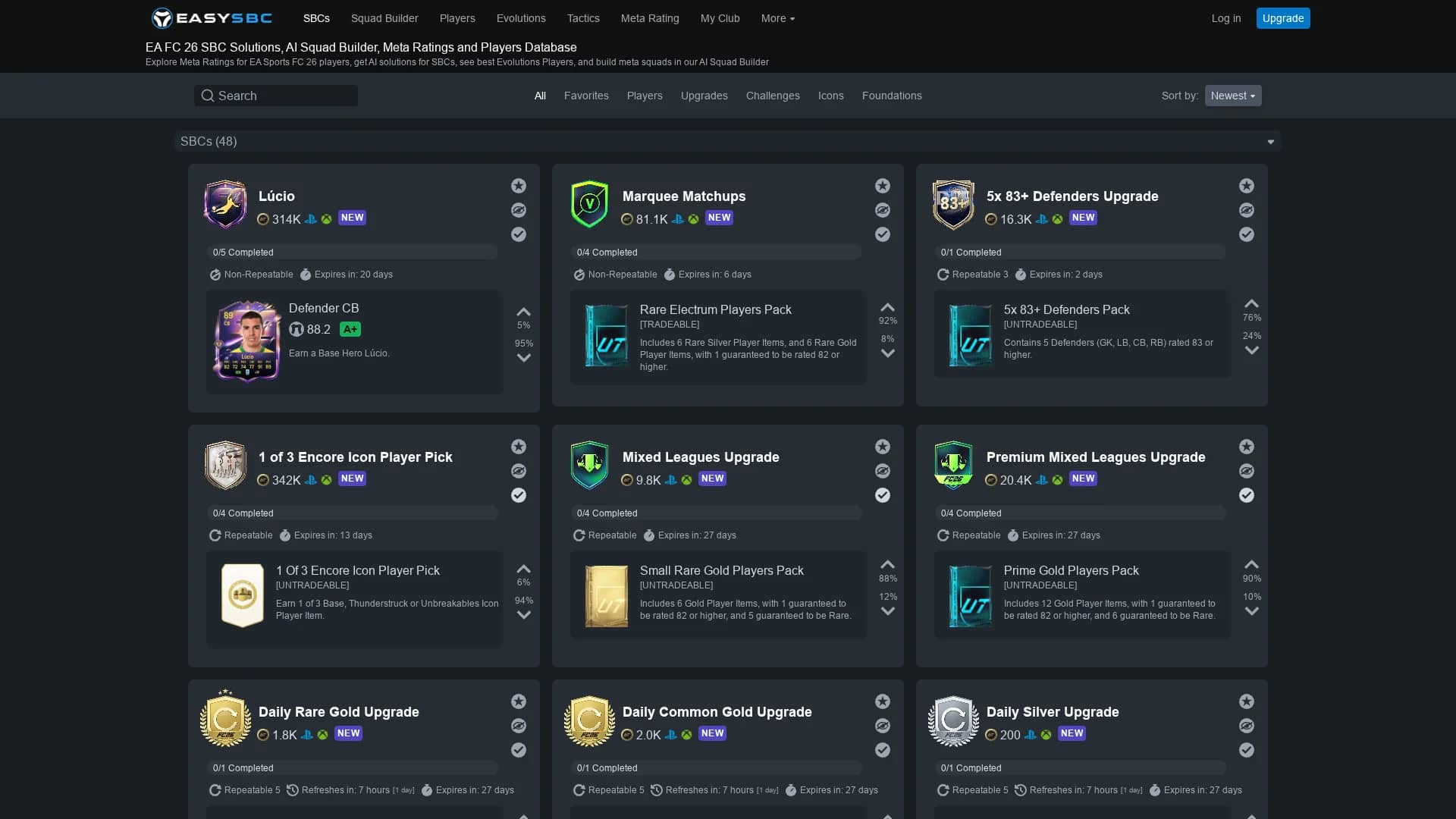 easysbc homepage
