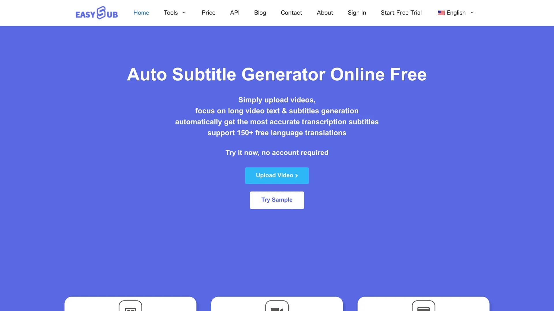 easysub homepage