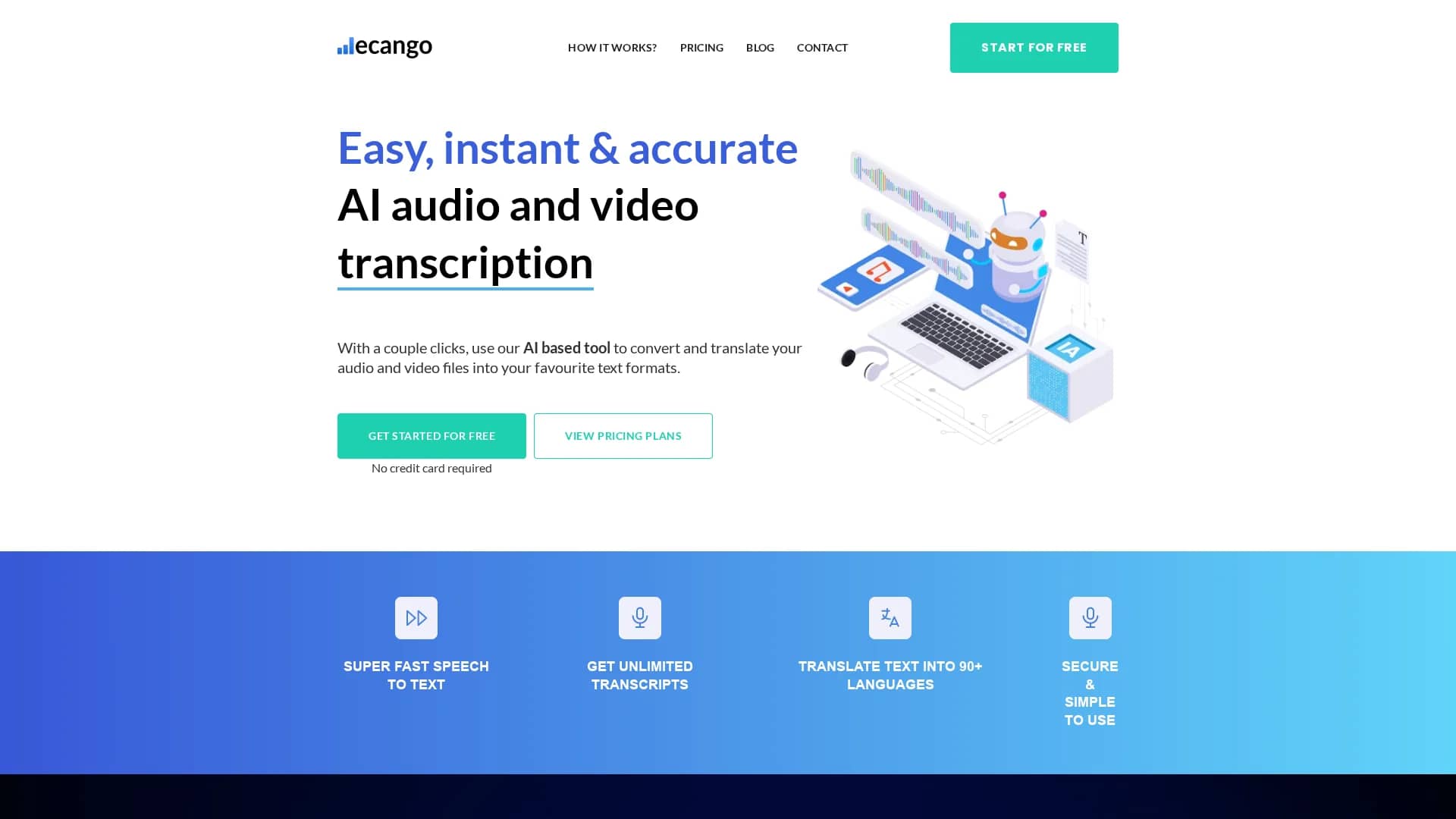 ecango-com homepage
