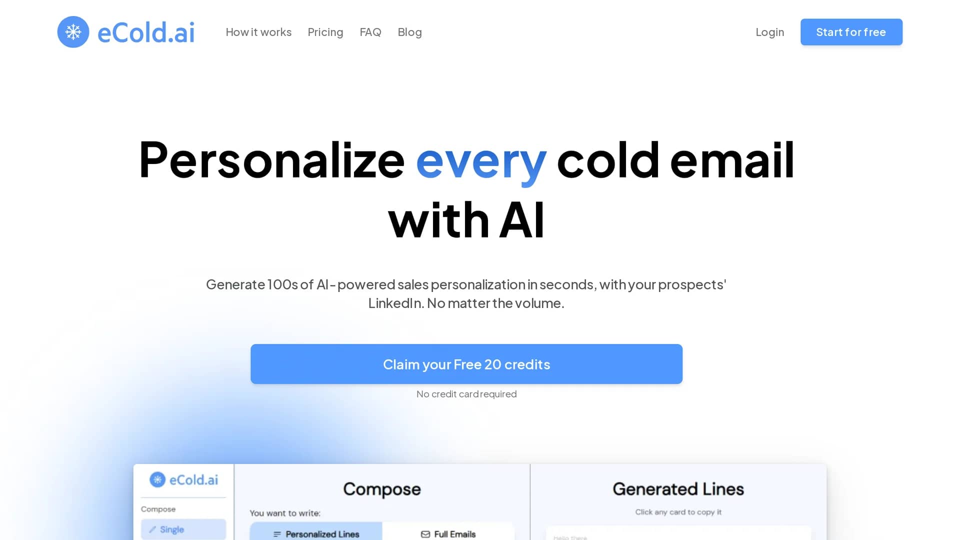 ecold-ai homepage