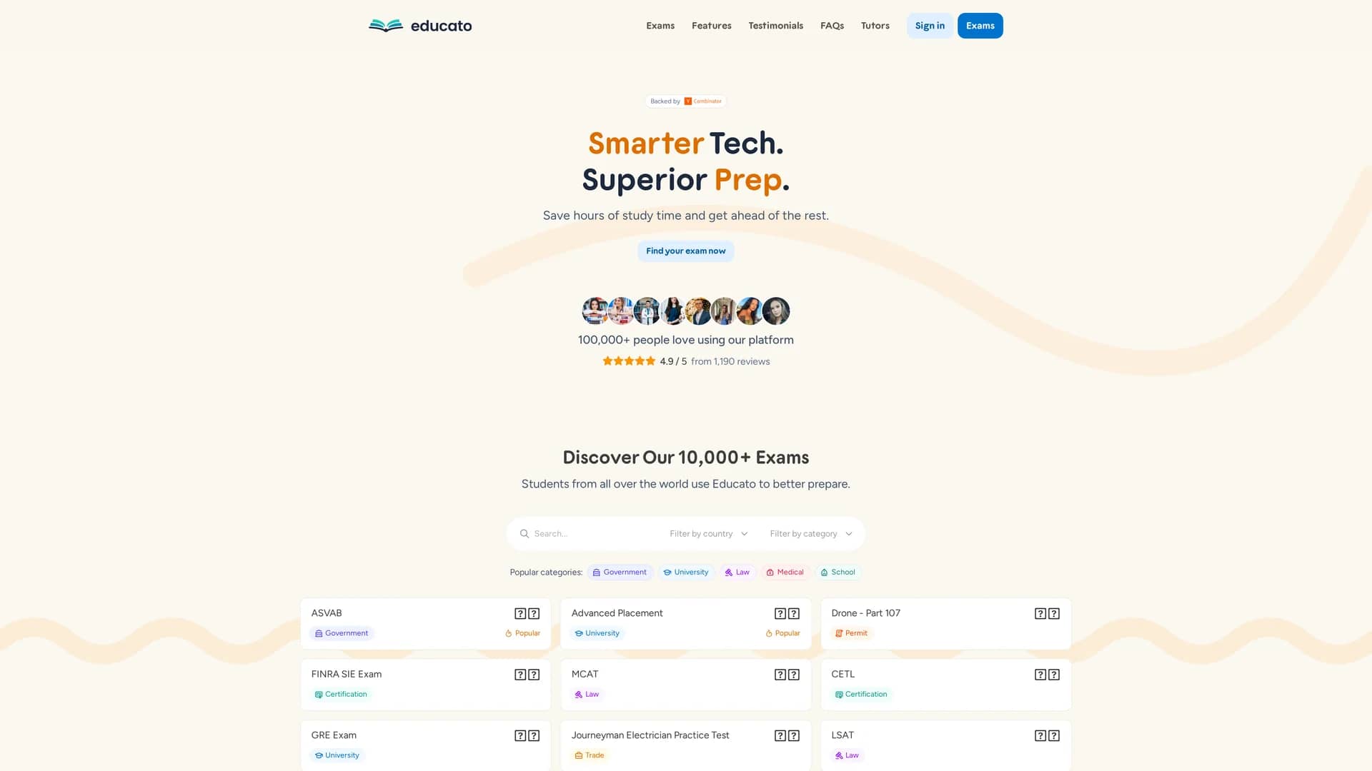 educato homepage
