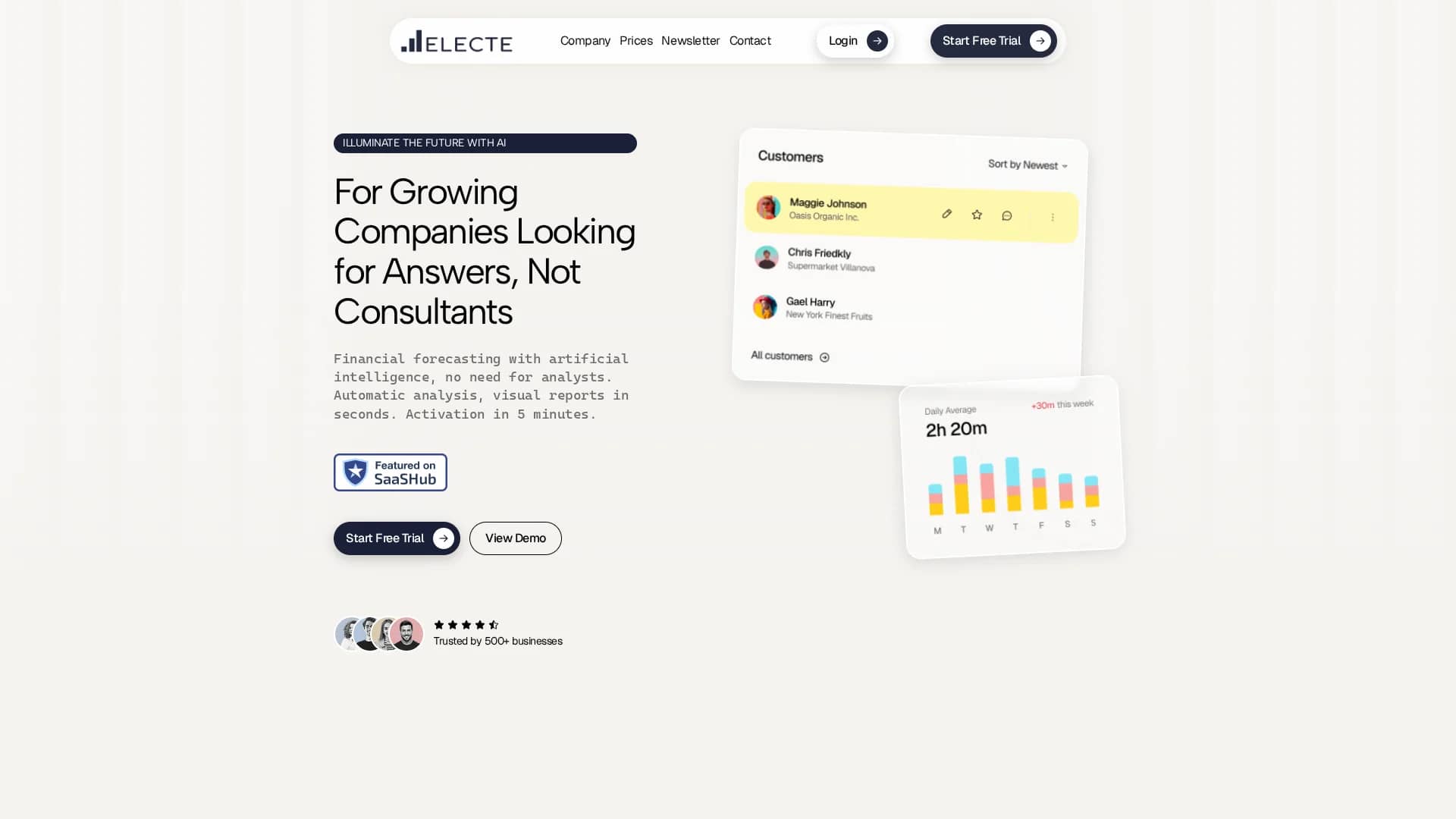 electe homepage