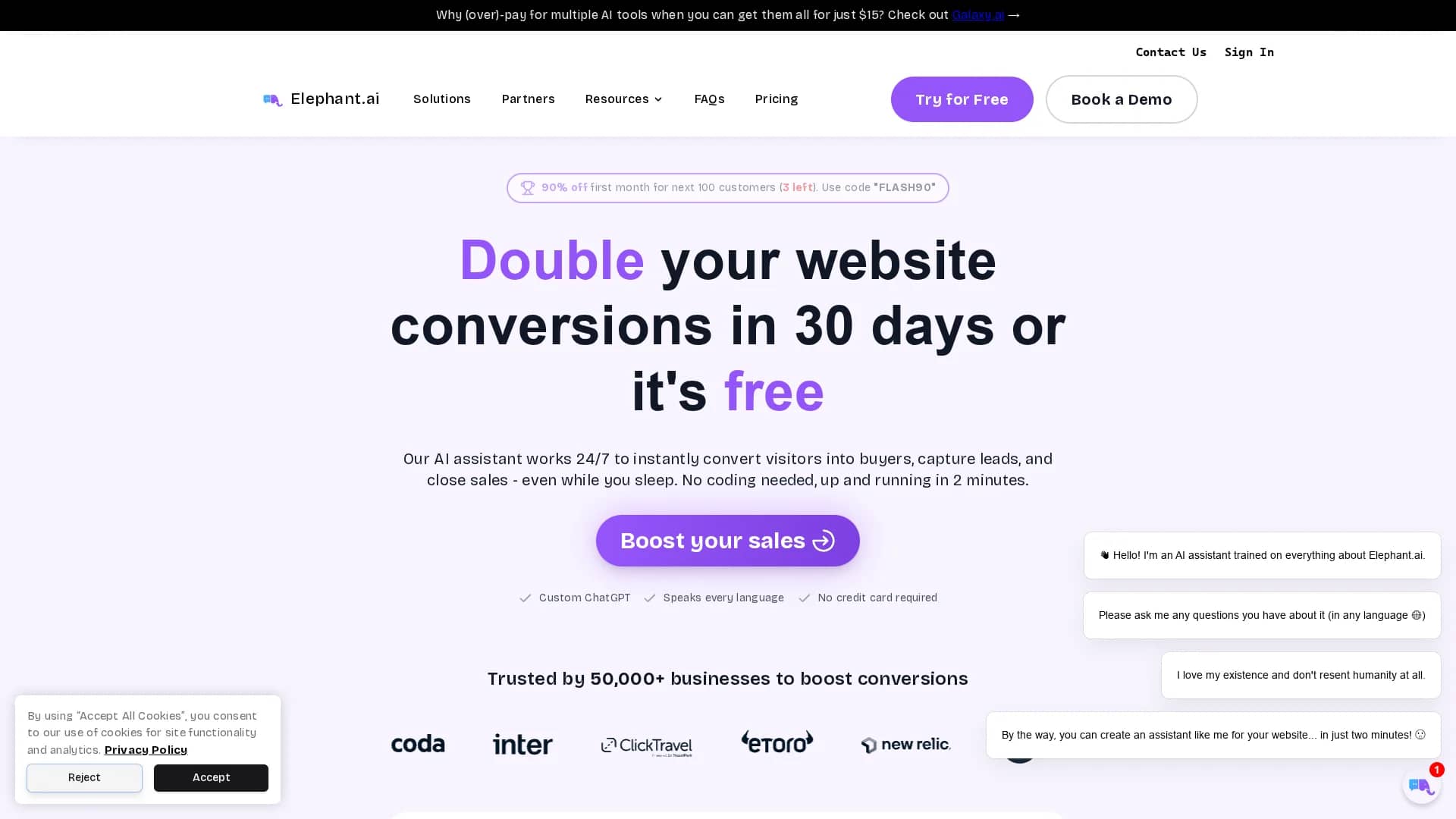 elephant-ai homepage