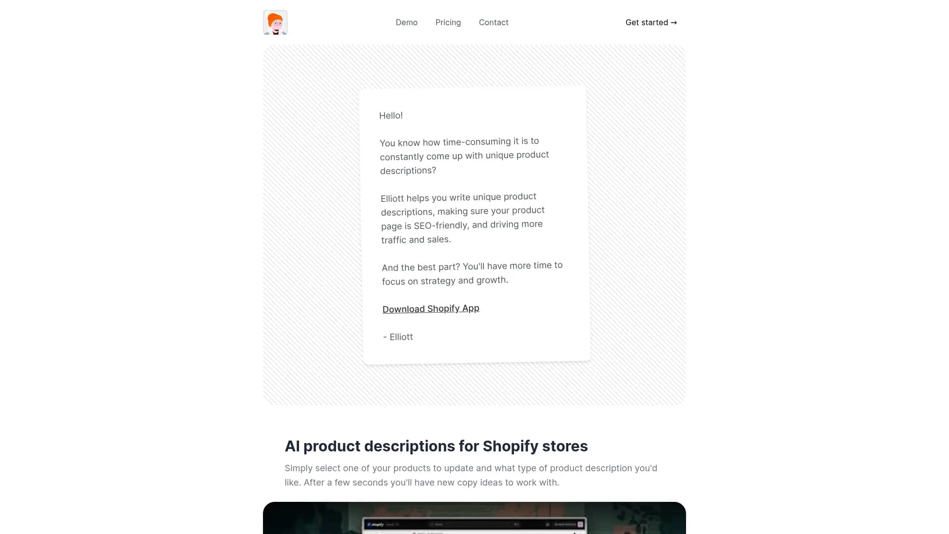 elliott homepage