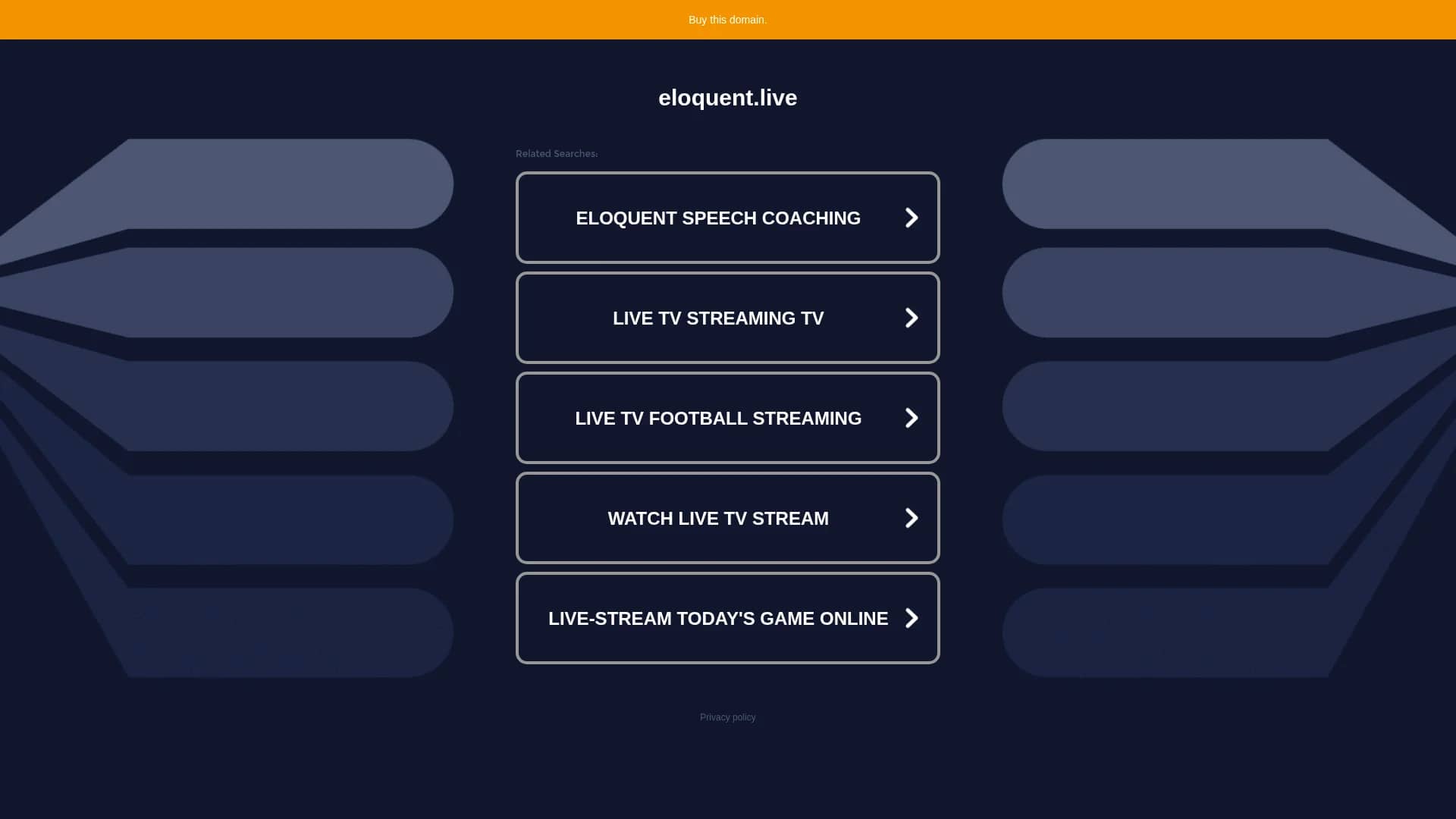 eloquent homepage