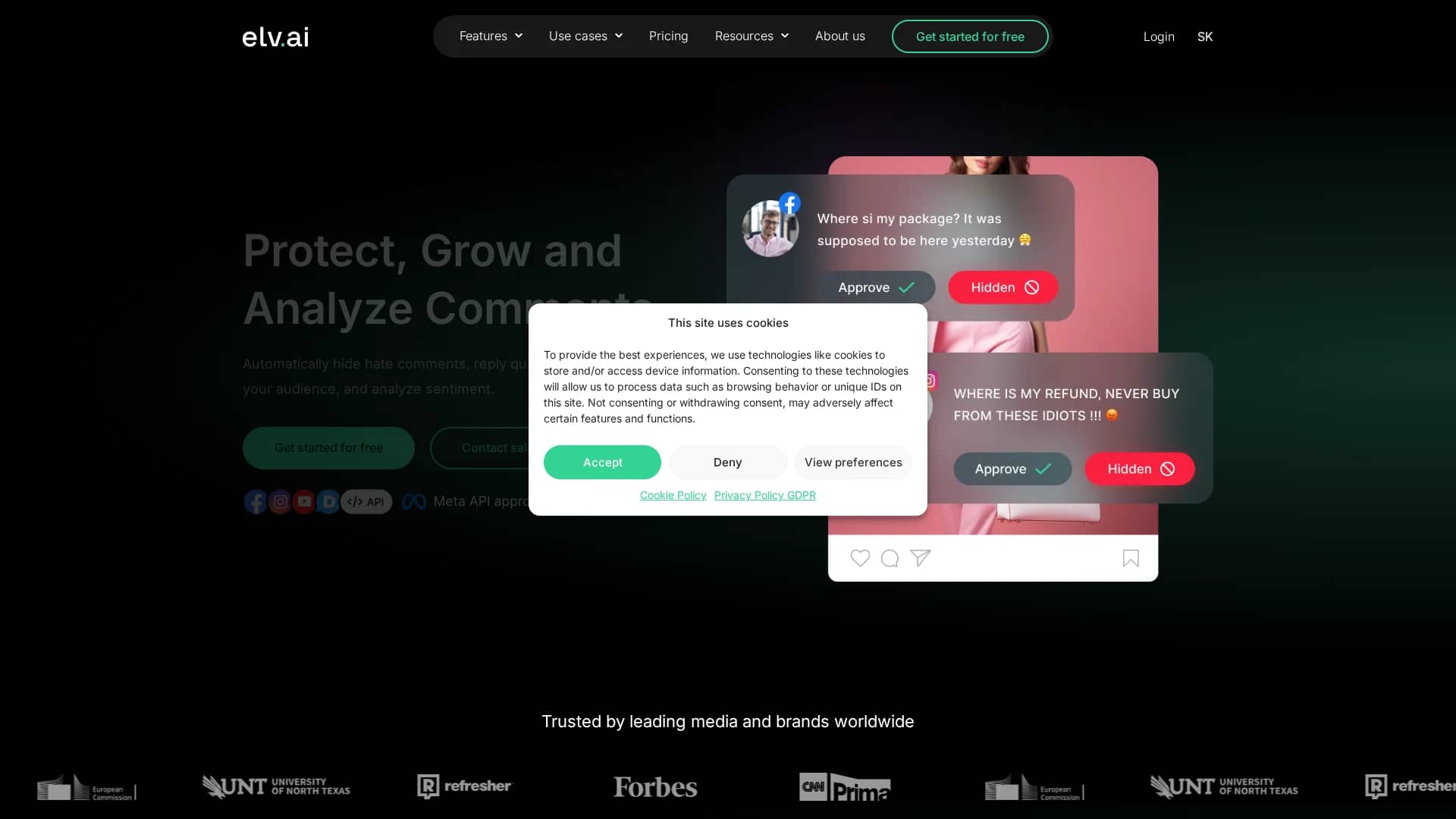 elv-ai homepage