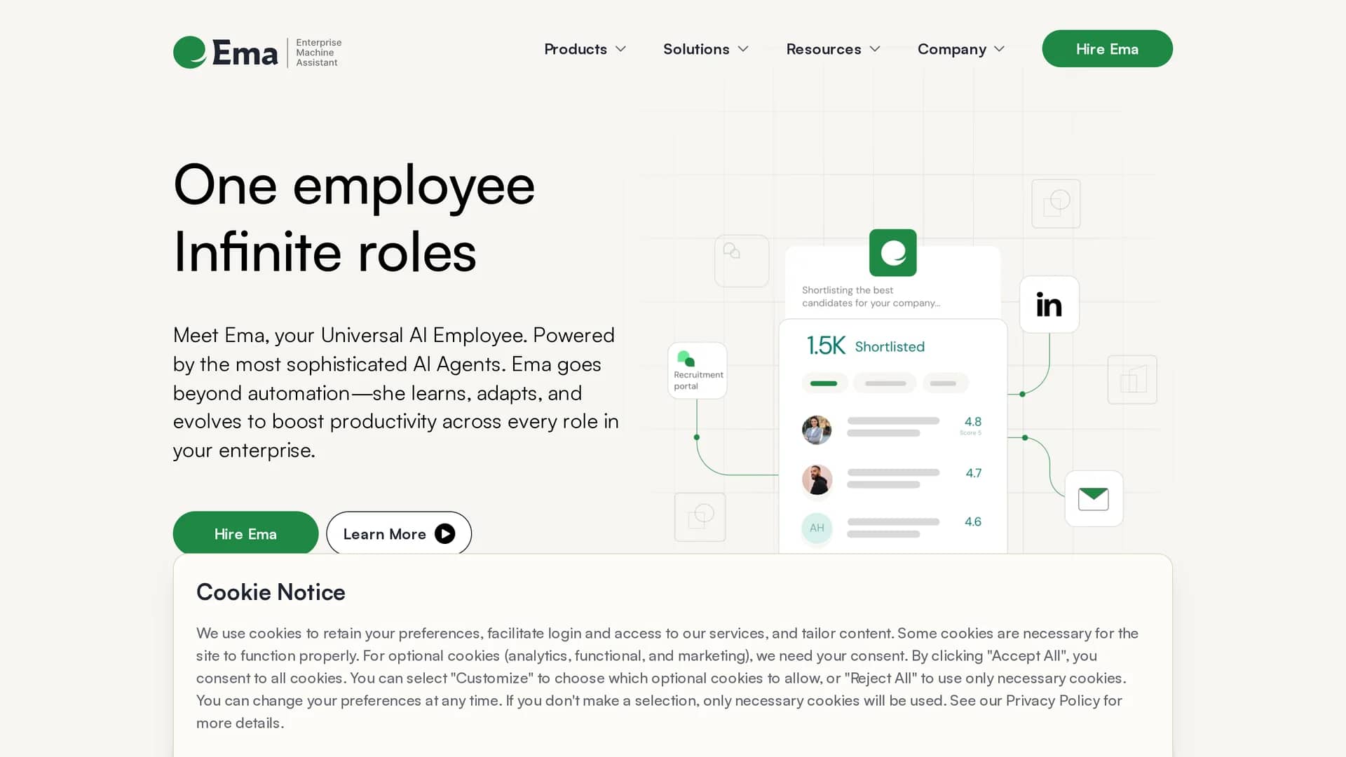 ema-universal-ai-employee homepage