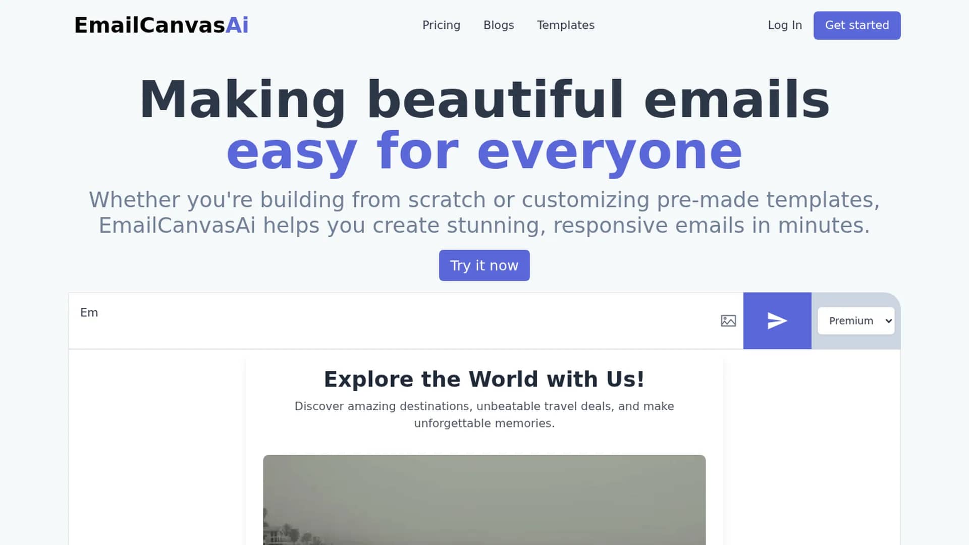 emailcanvasai homepage