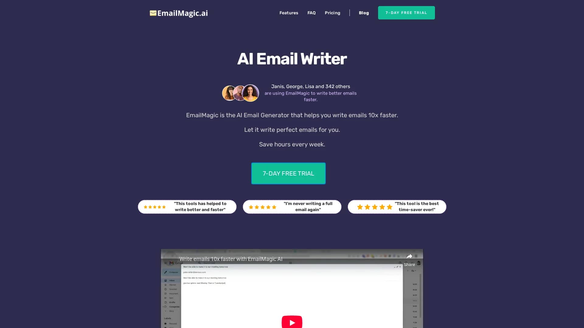 emailmagic-ai homepage