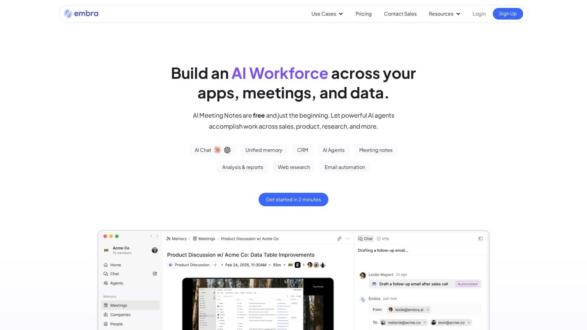 embra homepage