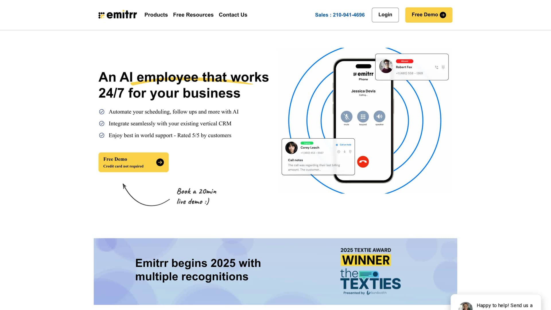 emitrr homepage