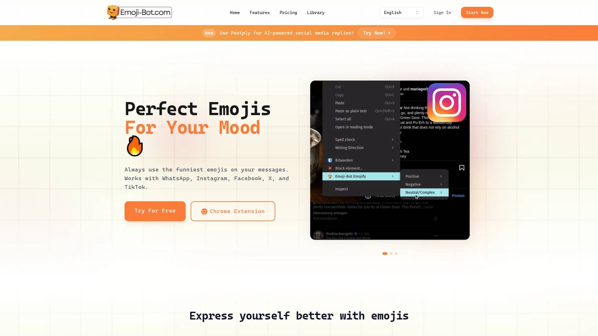 emoji-bot homepage