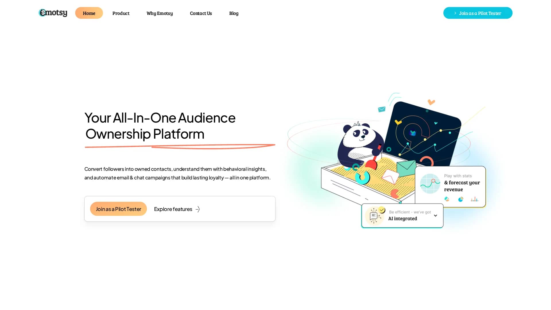 emotsy homepage