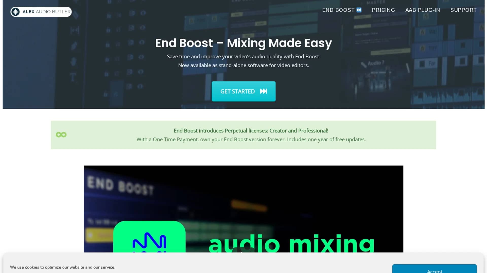 end-boost homepage