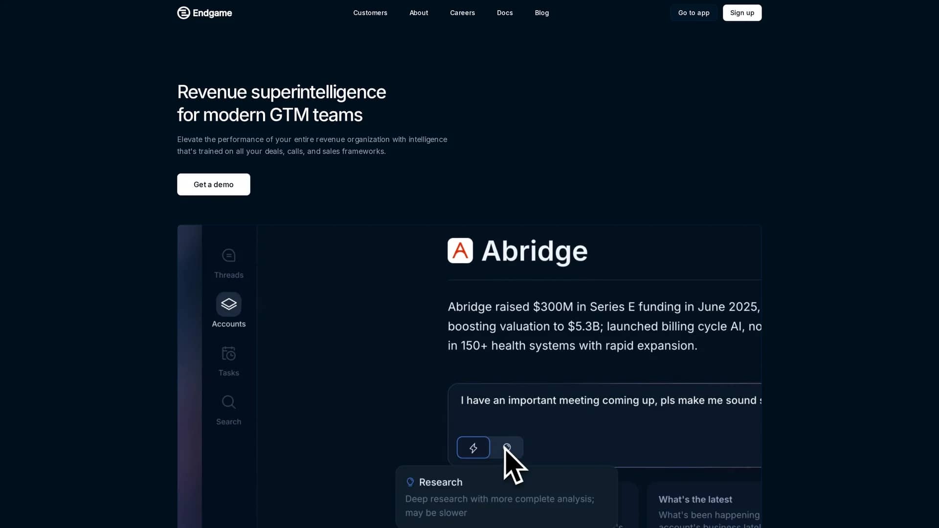 endgame-2-0 homepage