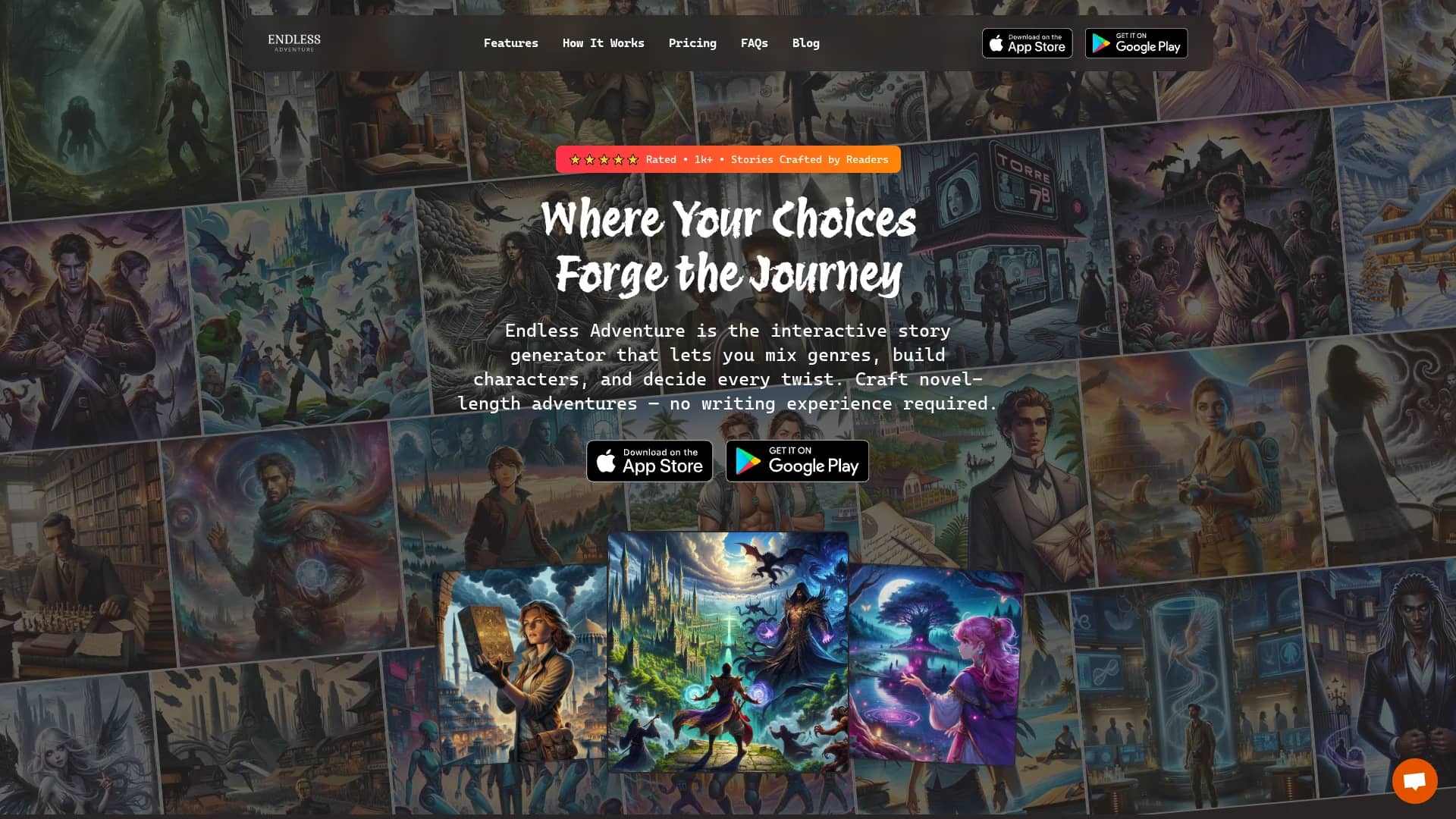 endless-adventure homepage