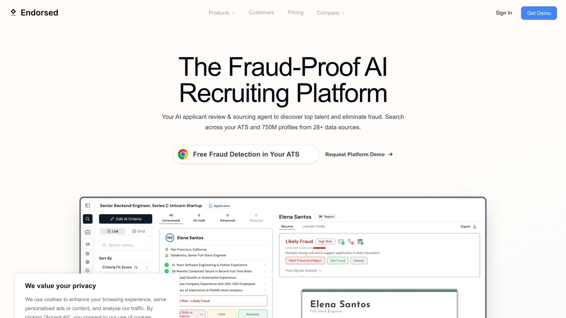 endorsed homepage