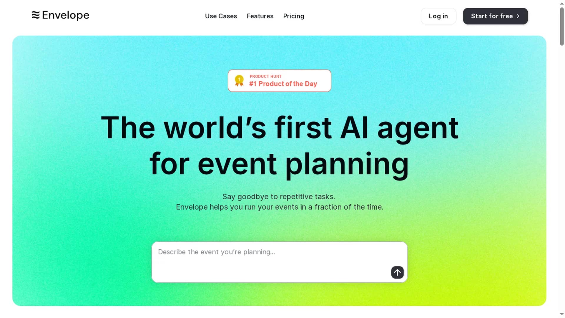 envelope homepage