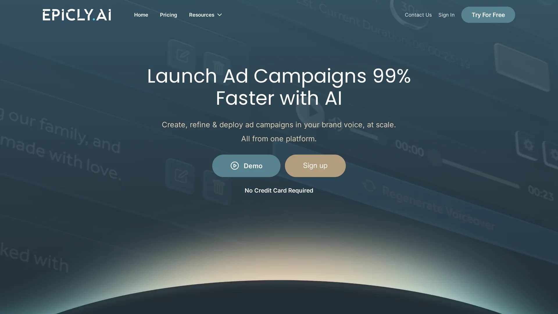 epicly-ai homepage