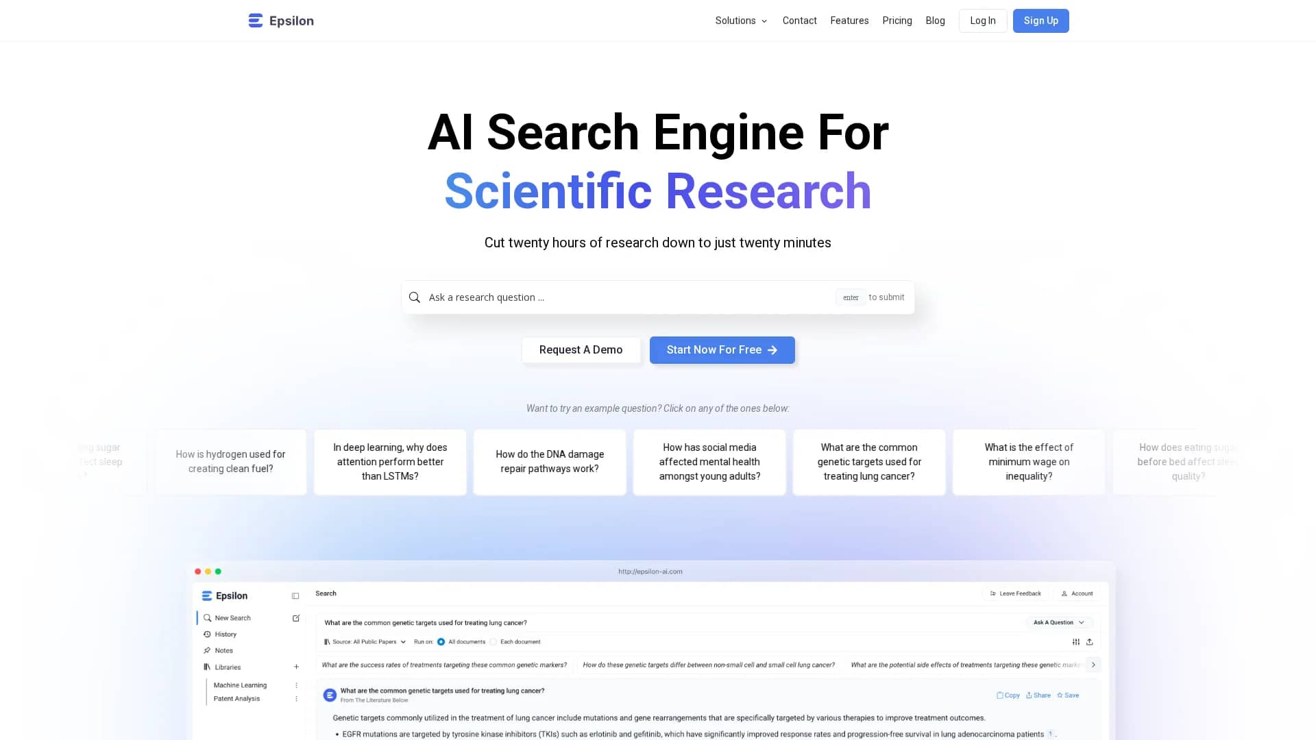 epsilon homepage