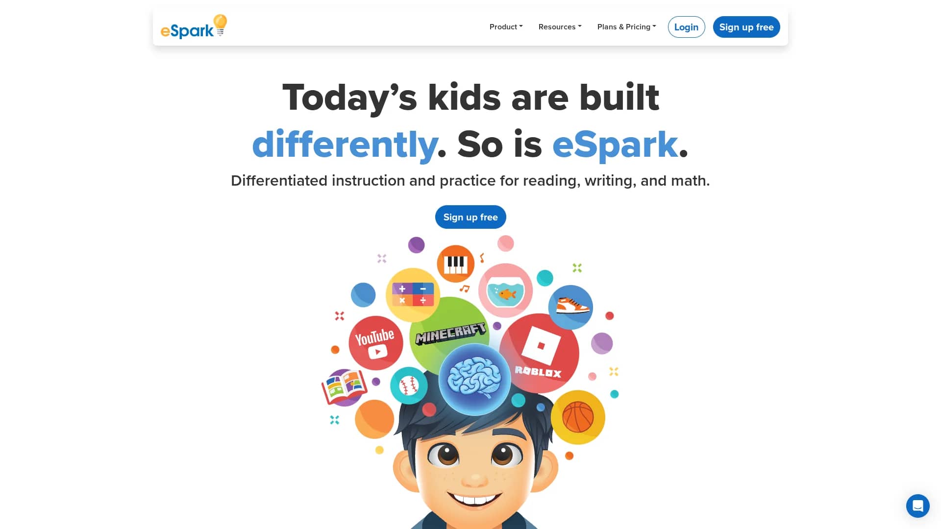 esparklearning homepage