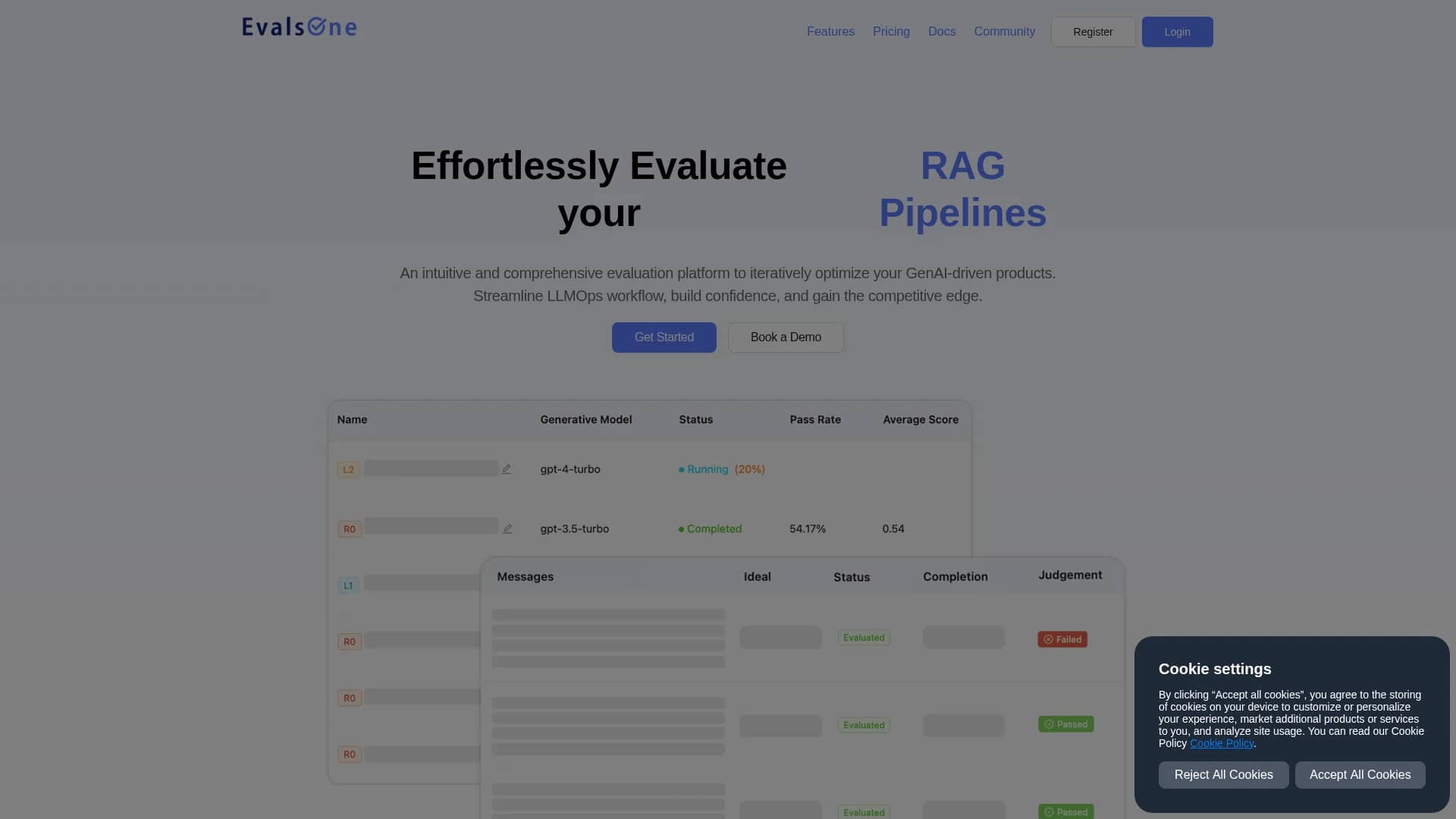 evalsone homepage