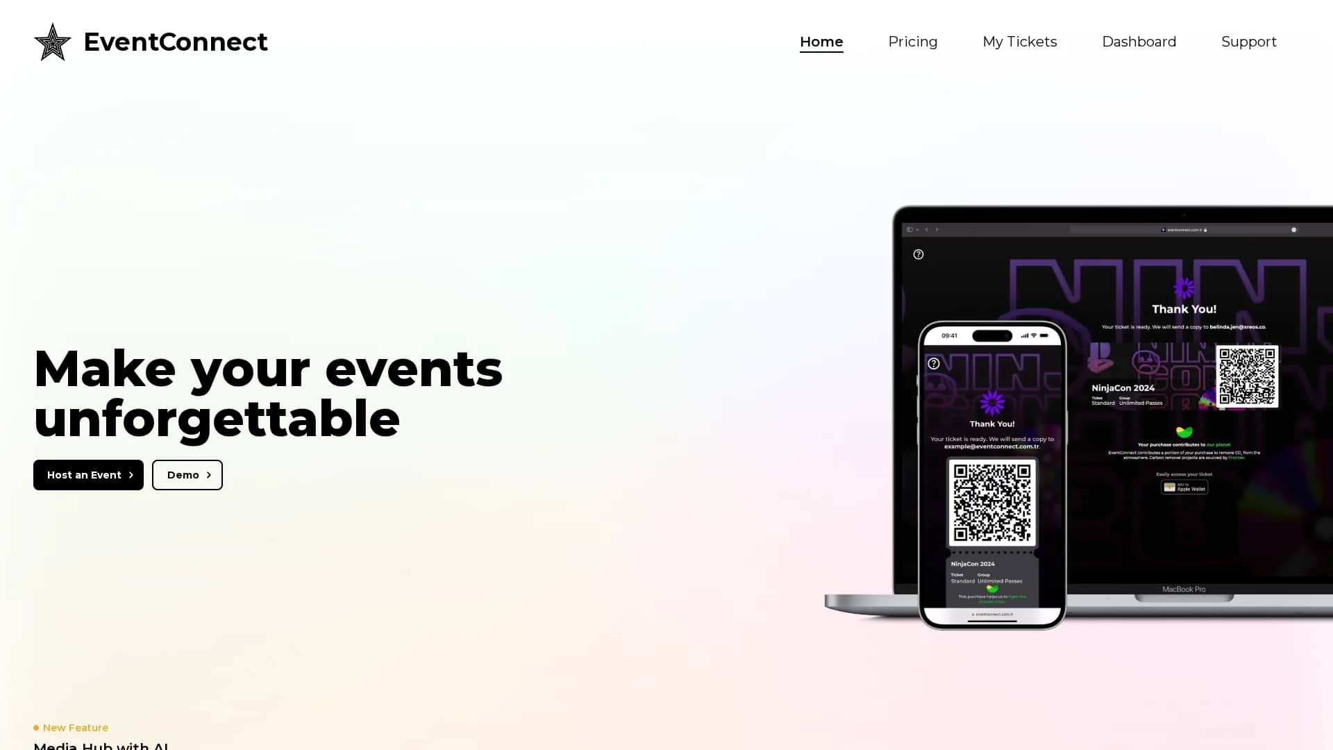 eventconnect homepage