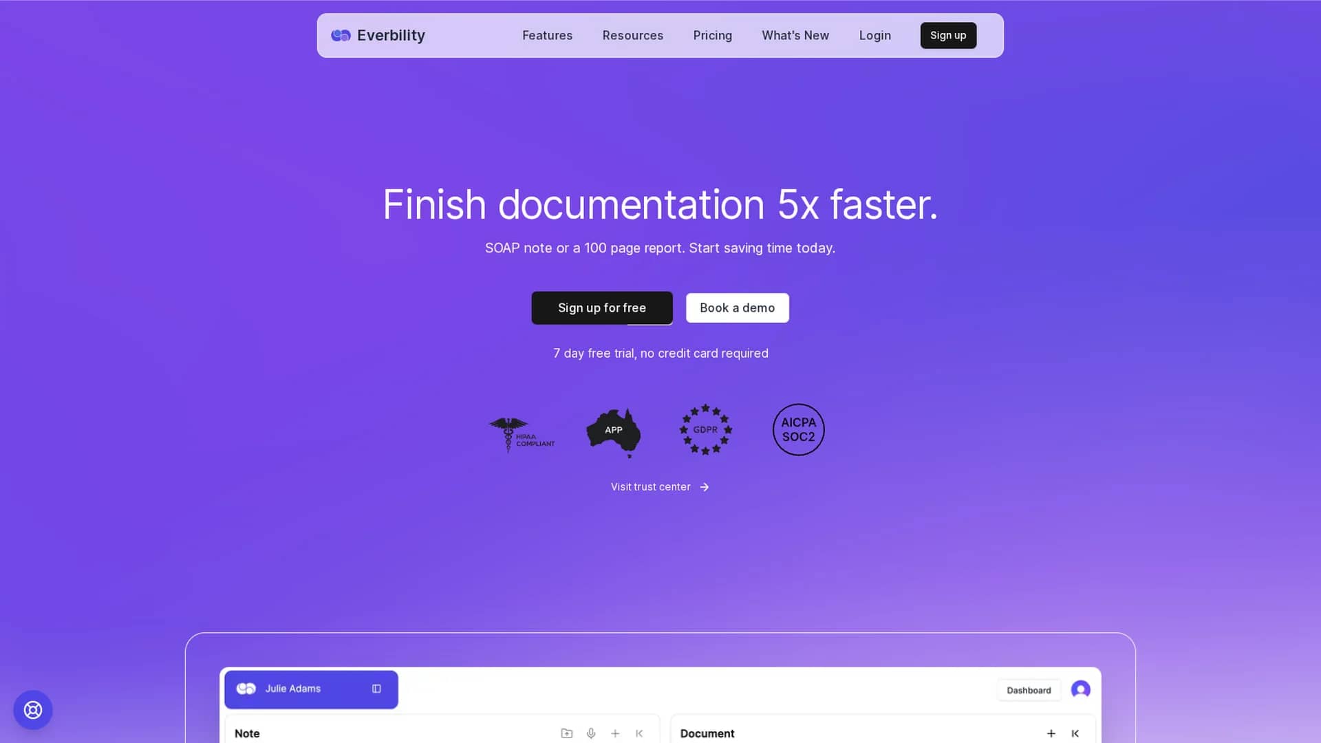 everbility homepage