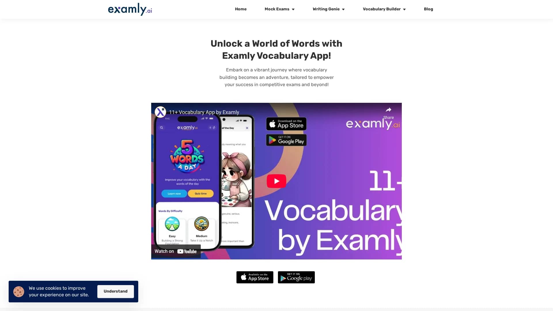 examly-ai homepage