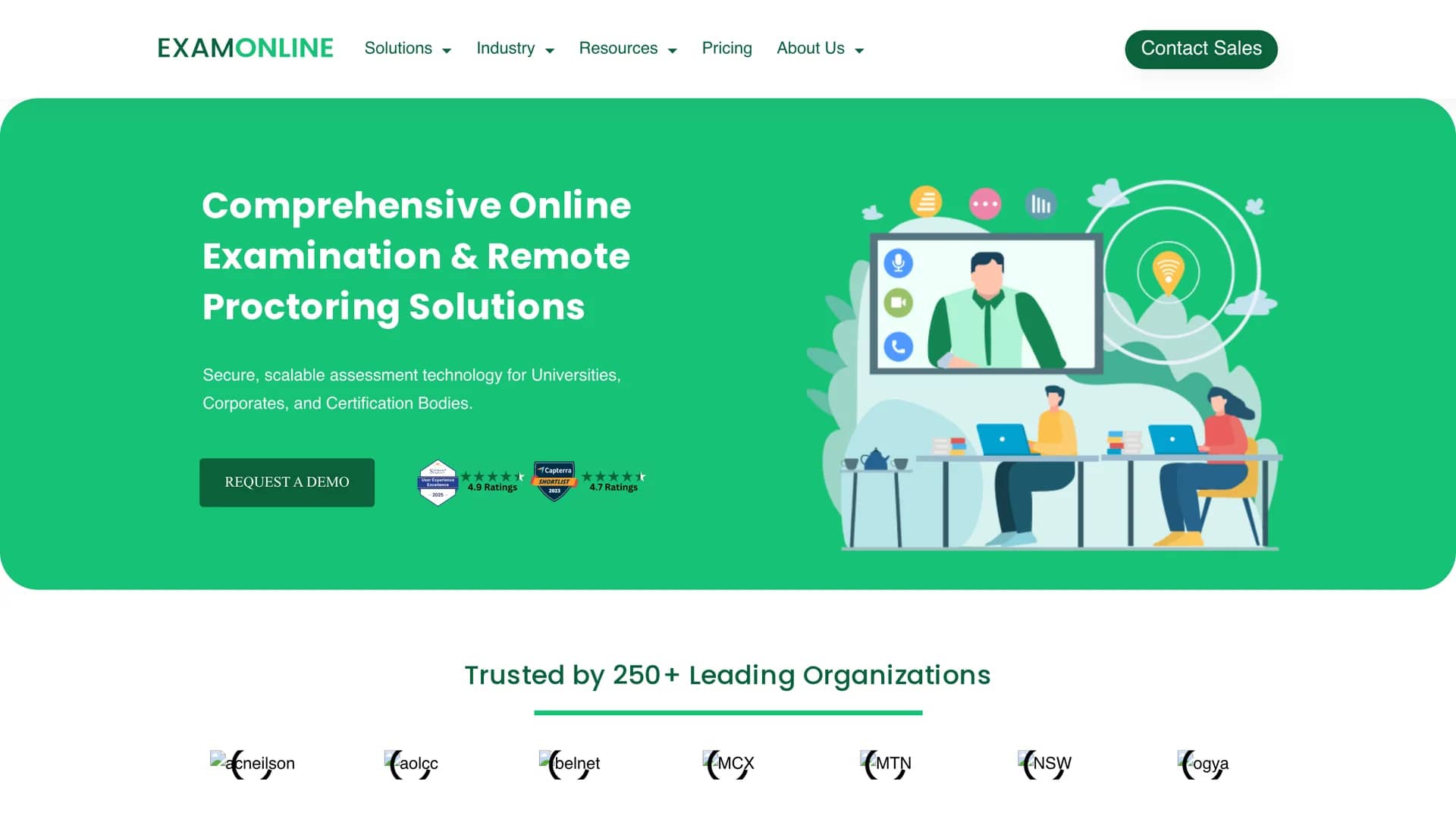 examonline homepage