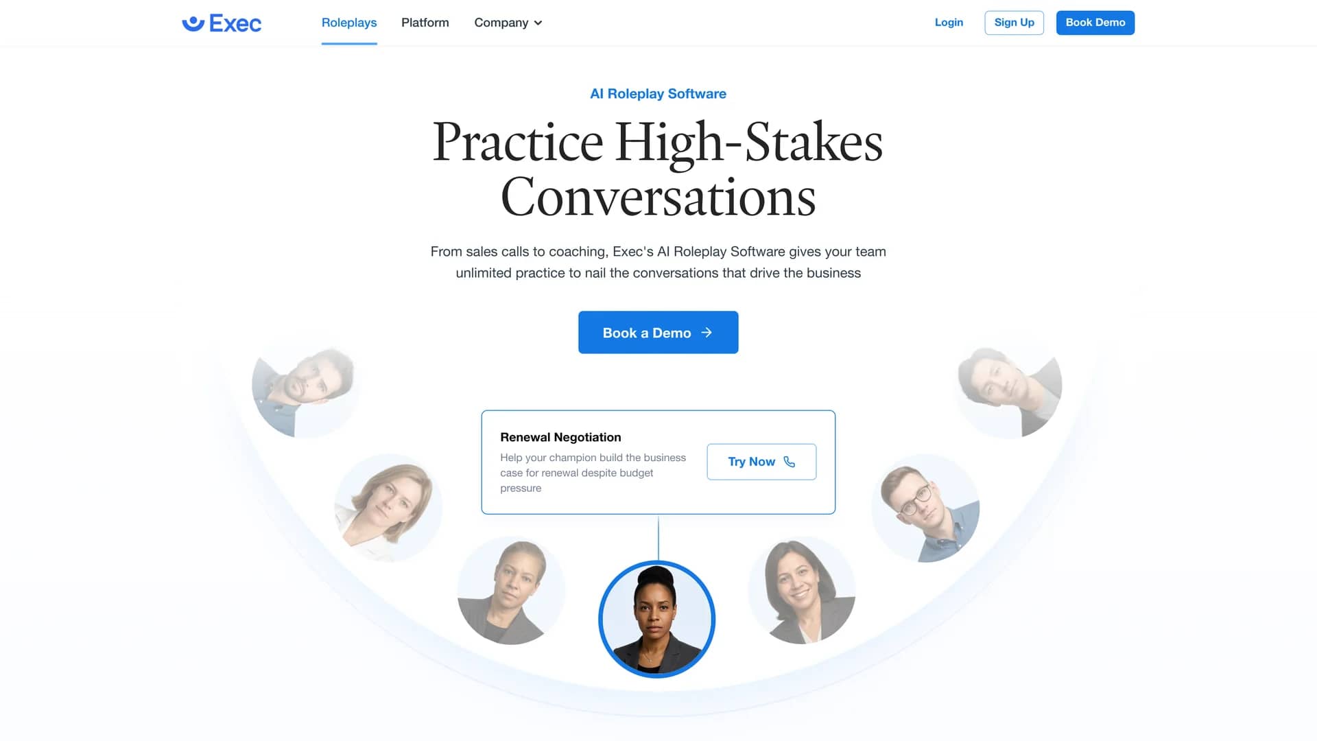 exec-ai-roleplays homepage