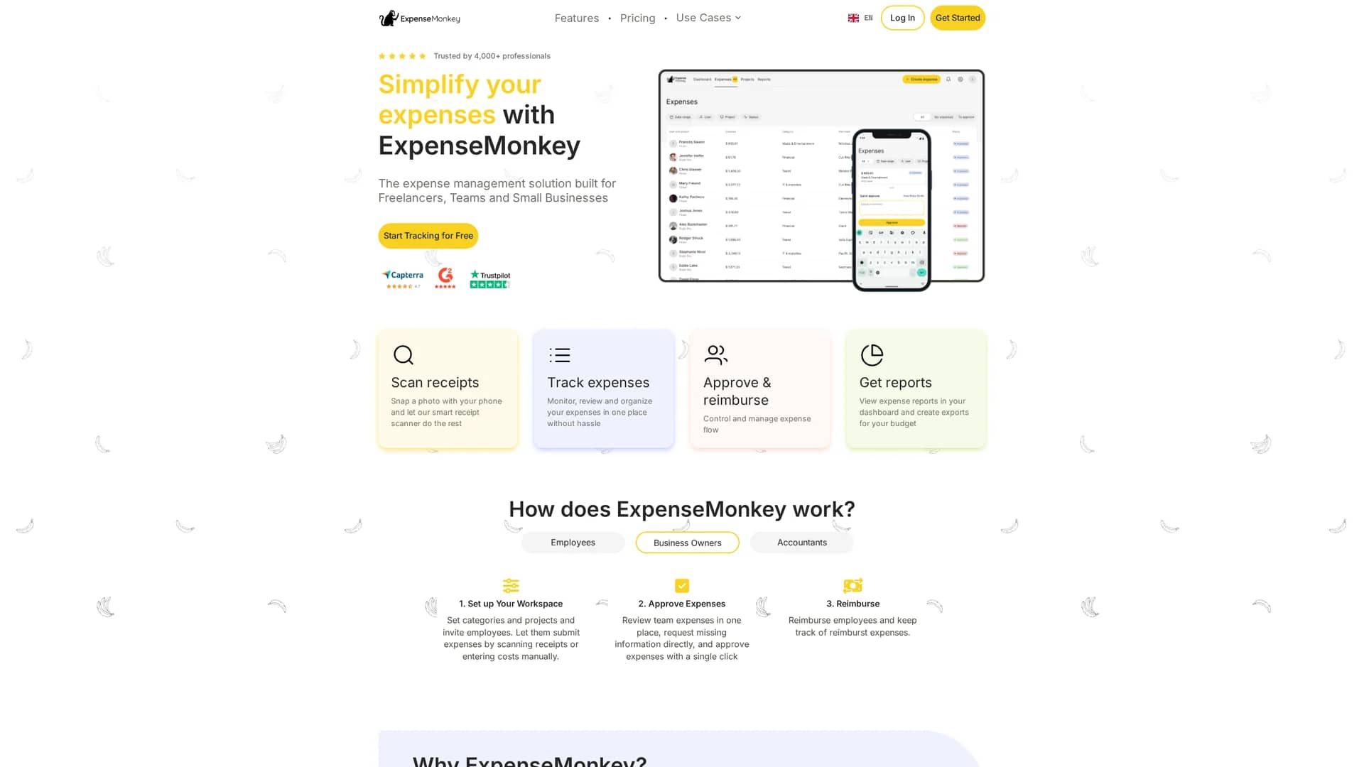 expensemonkey homepage