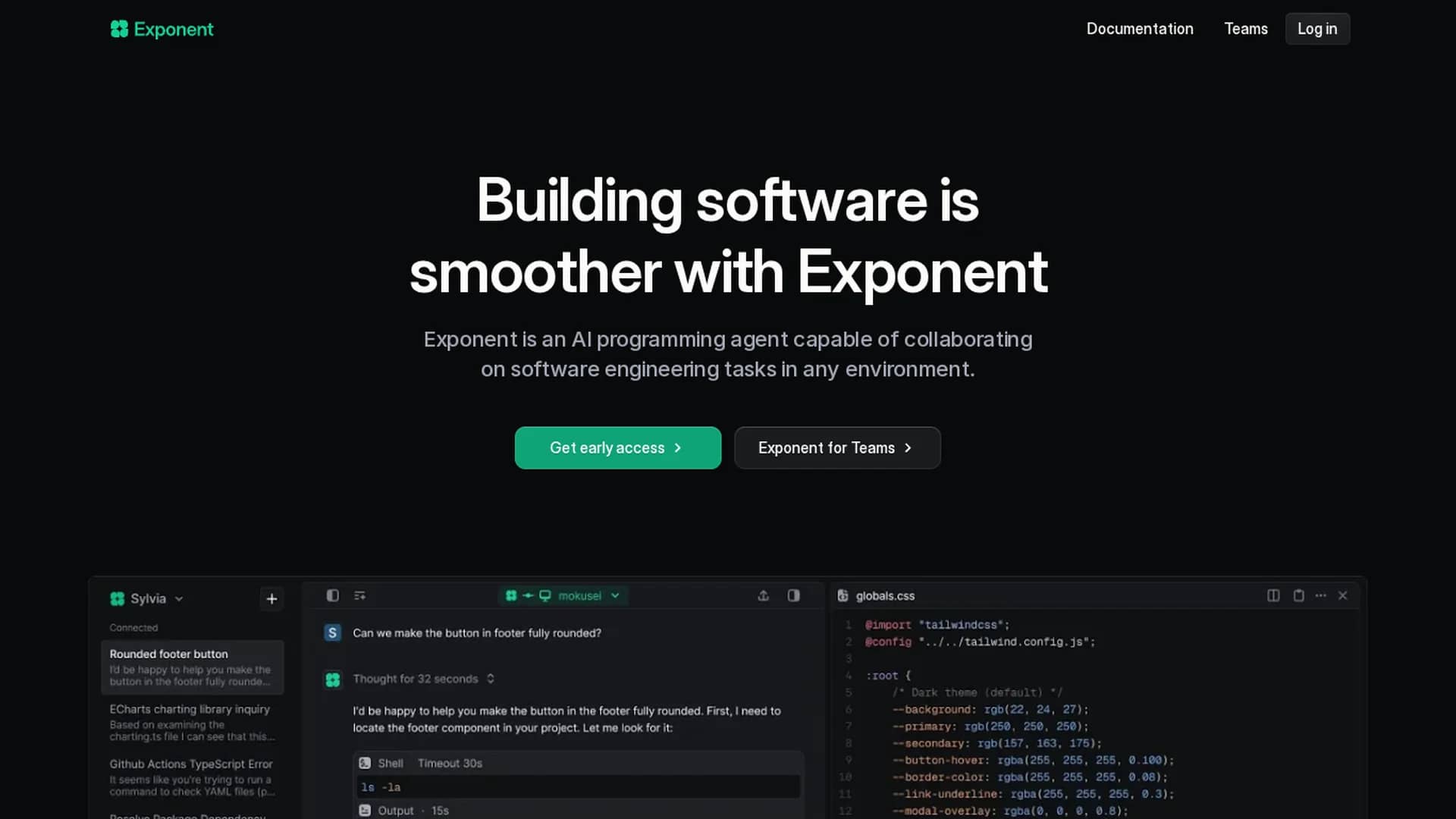 exponent homepage