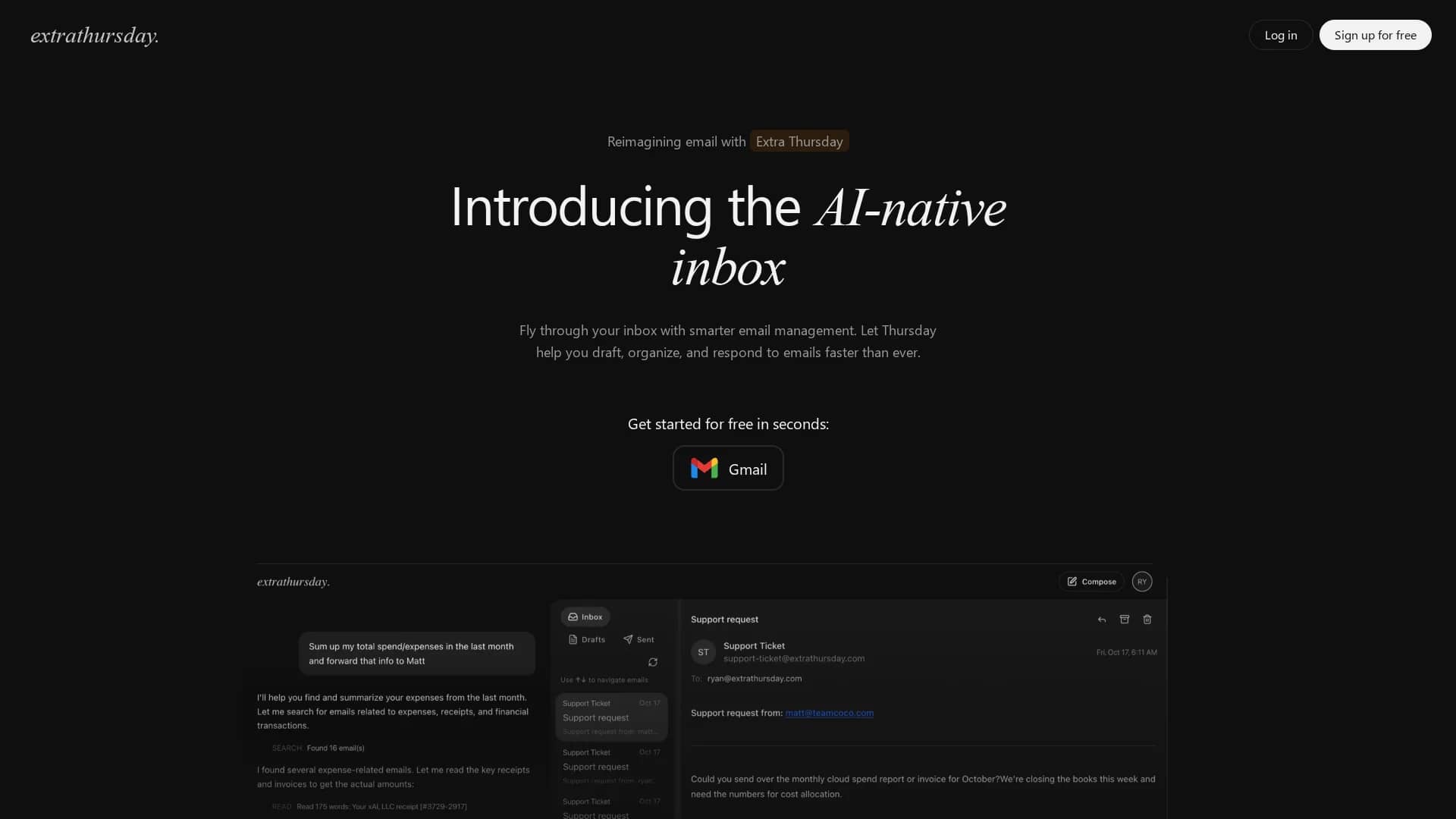 extra-thursday homepage