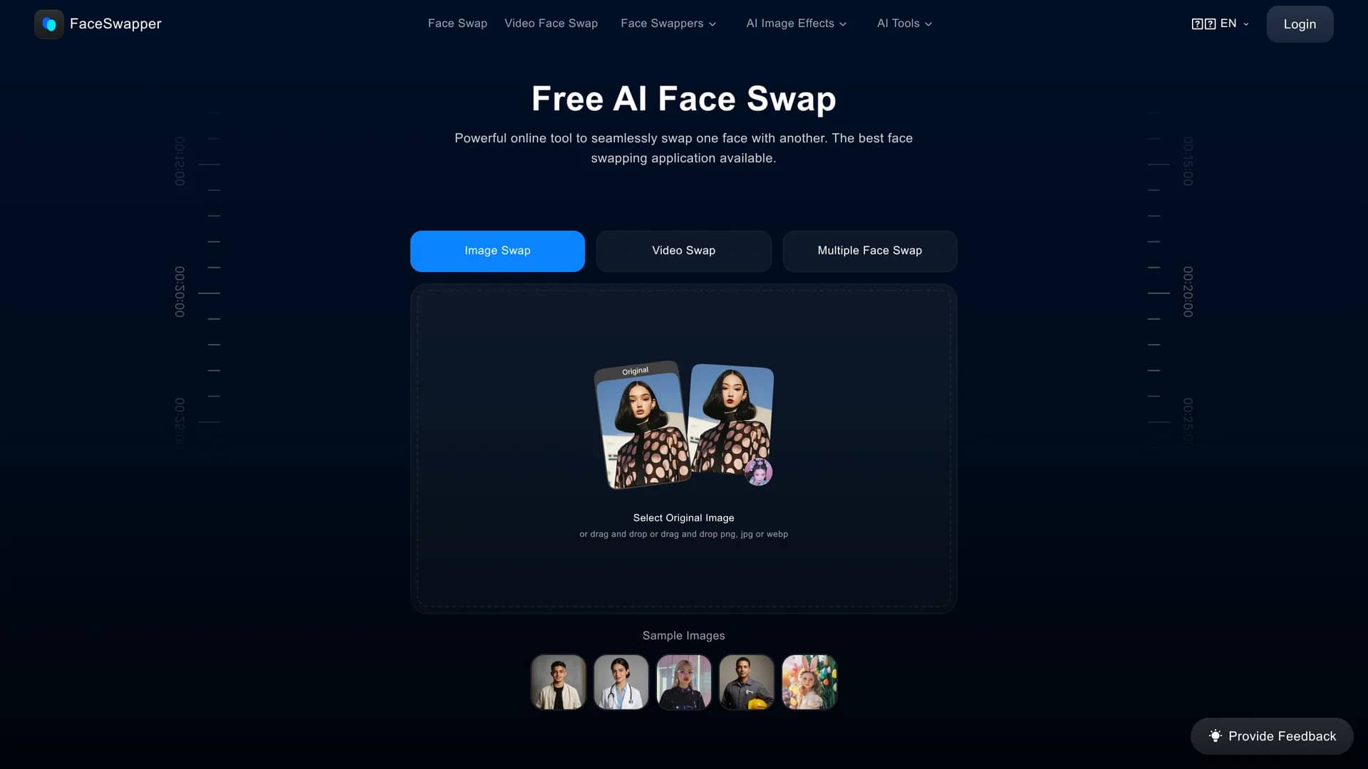face-swapper homepage