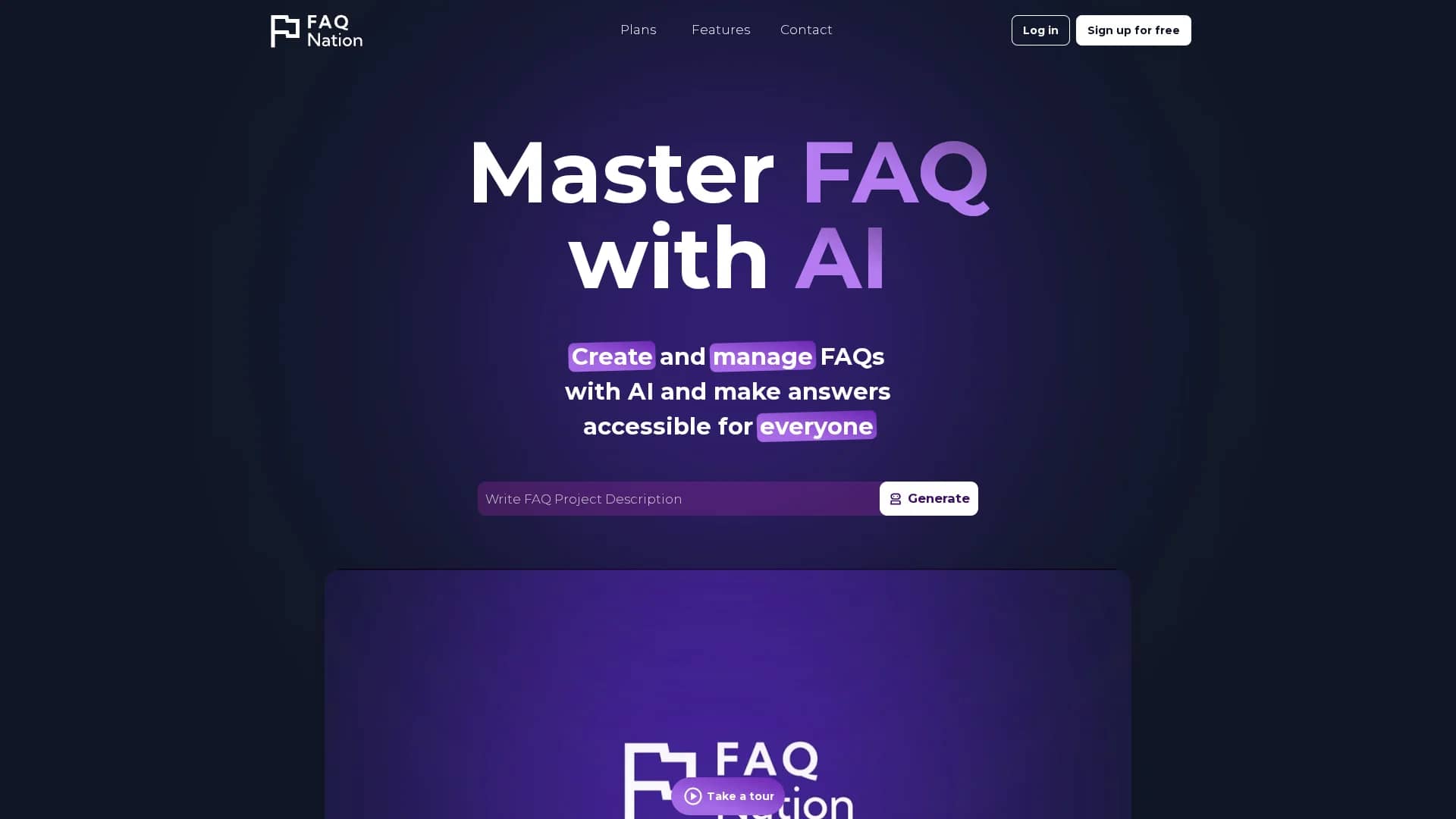 faqnation-com homepage