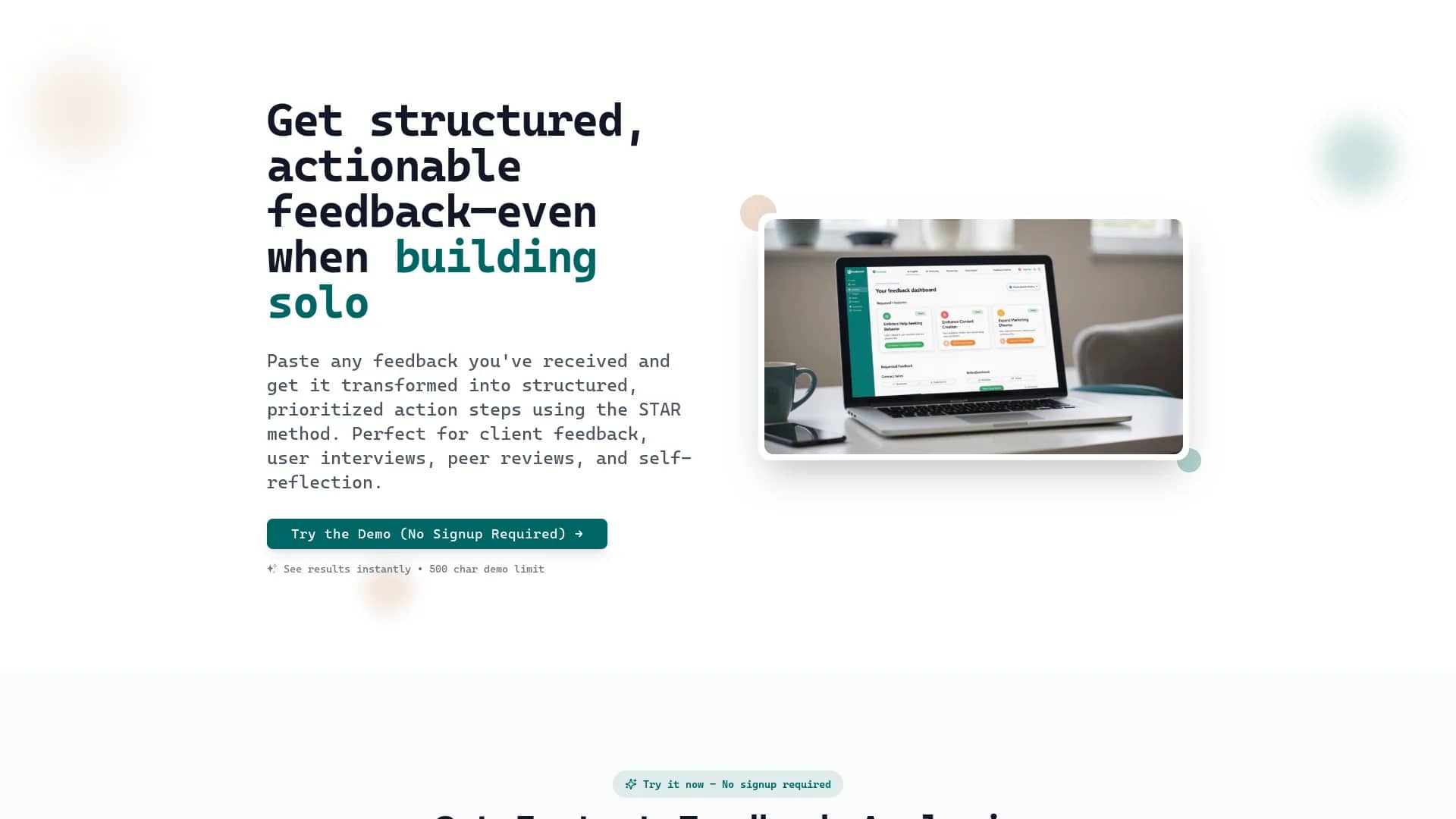 feedback-kit homepage
