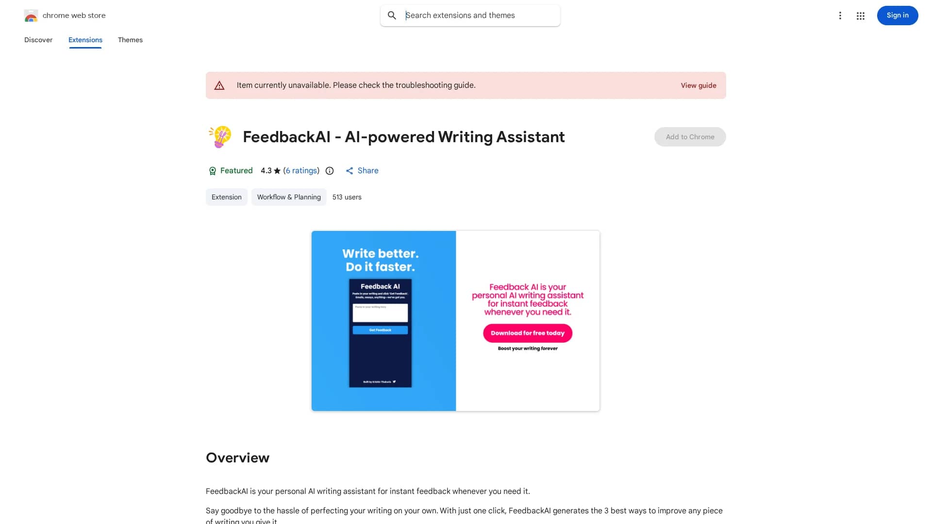feedbackai homepage
