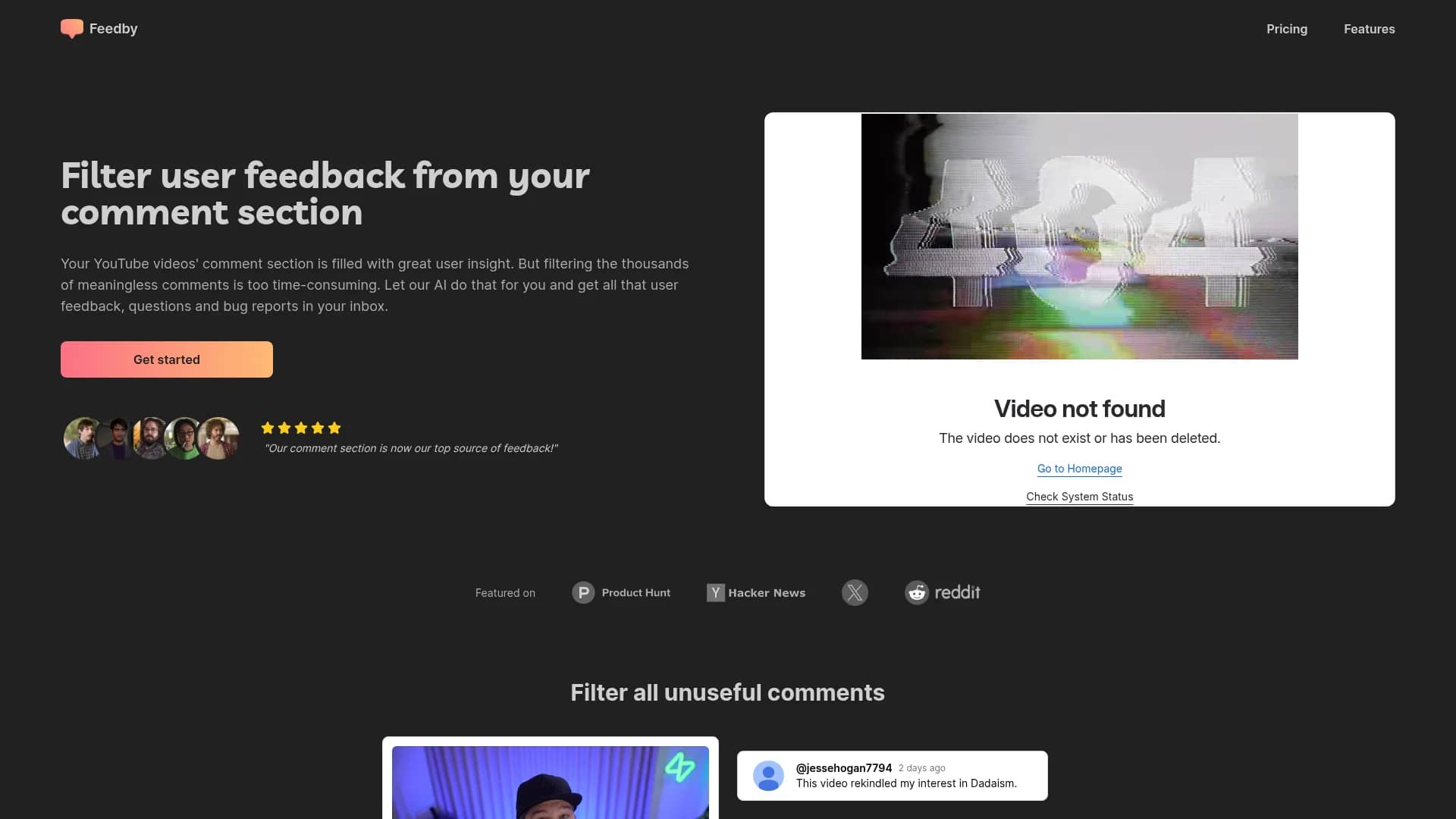 feedby homepage