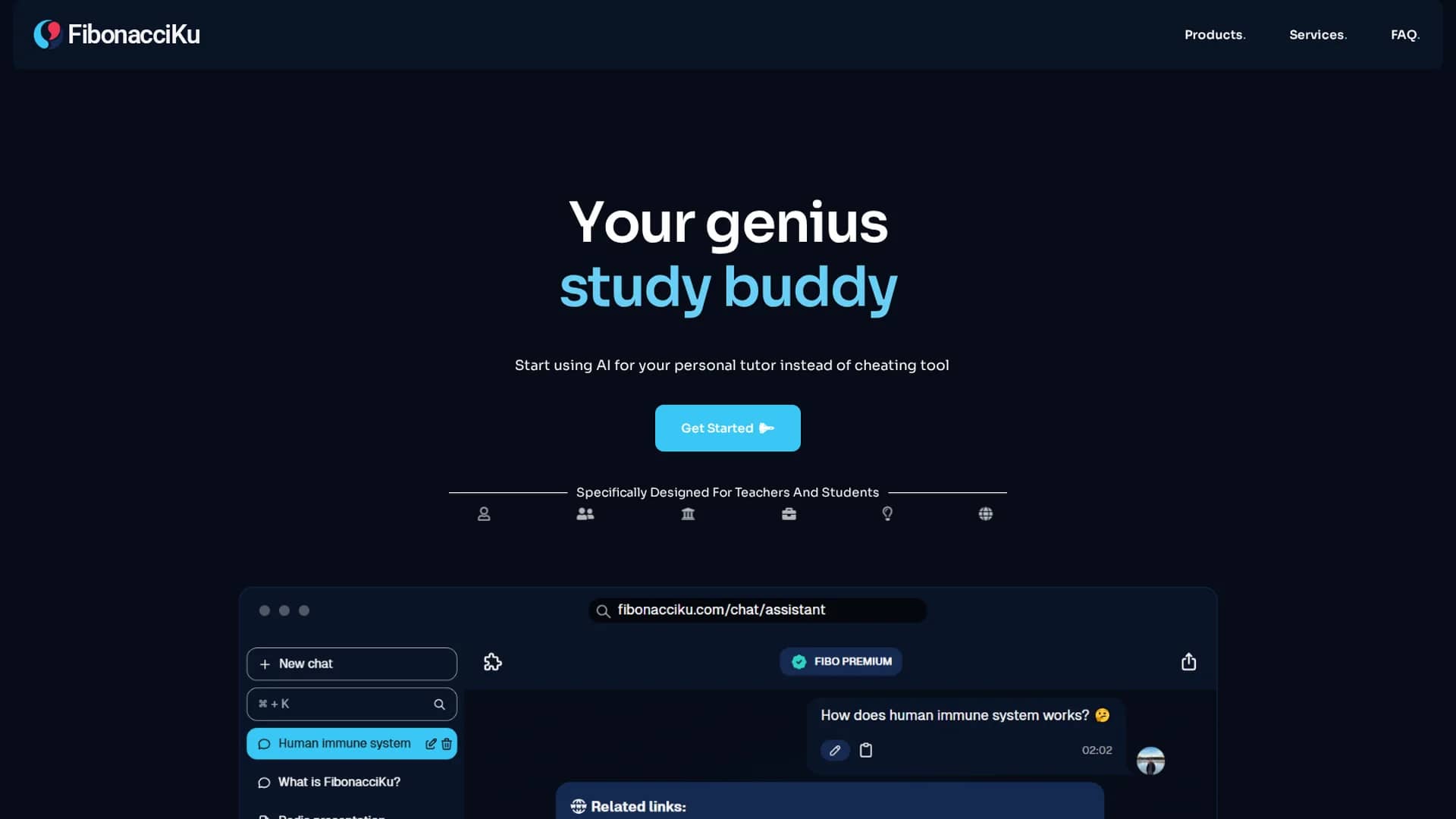 fibonacciku homepage