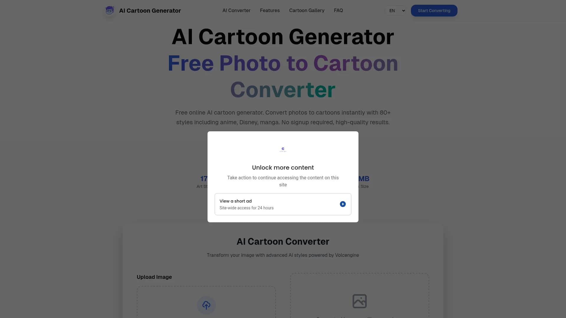figuretocartoon homepage