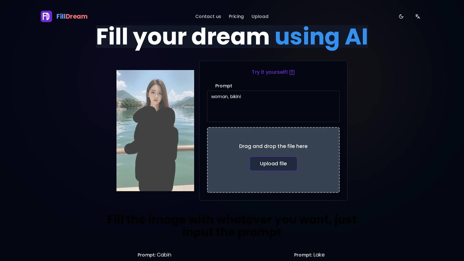 filldream homepage