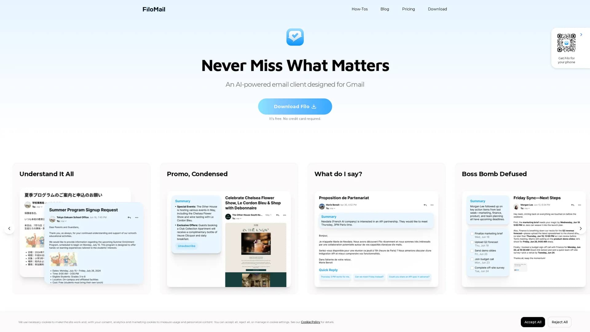 filo-mail homepage