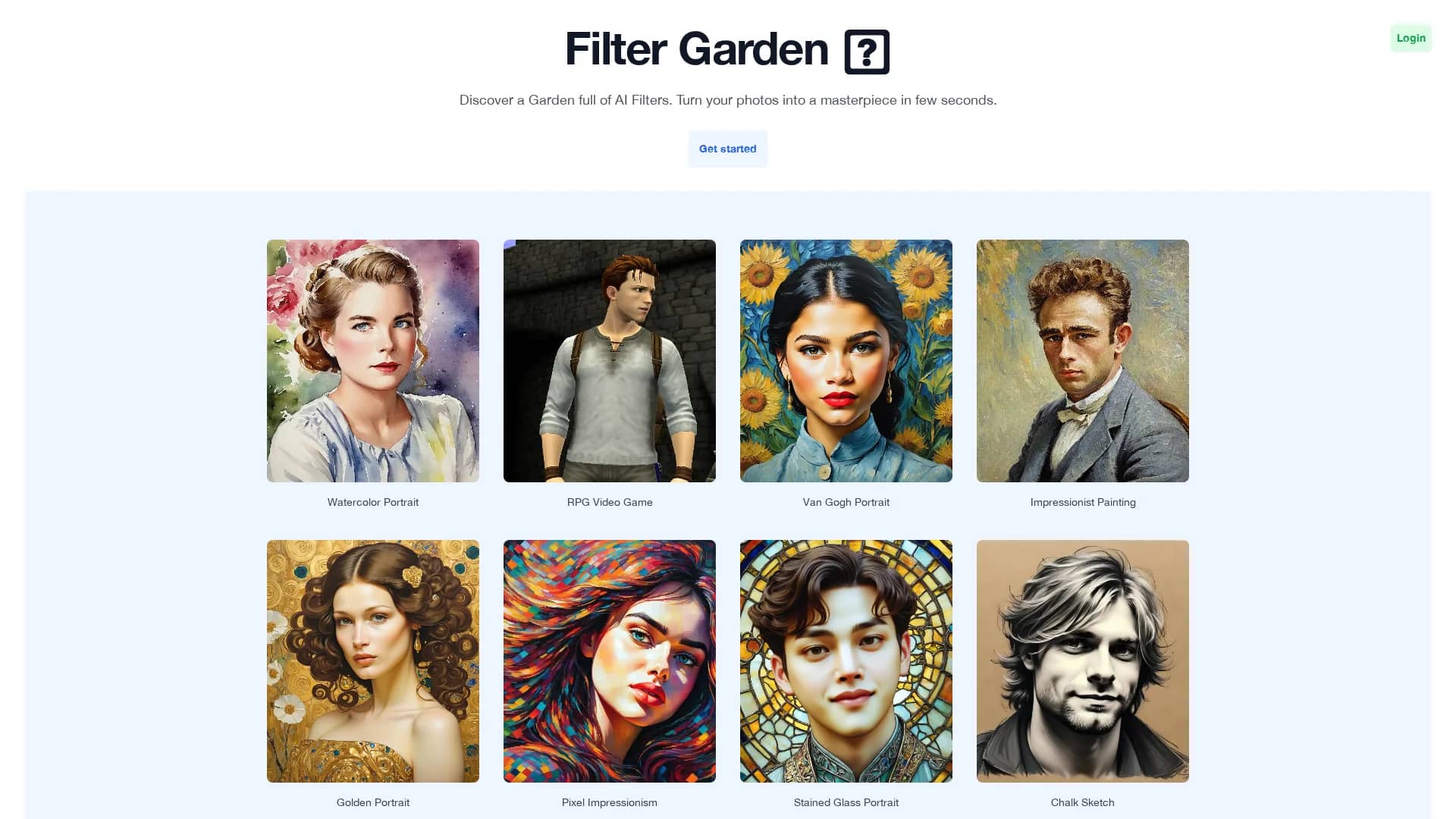 filter-garden homepage