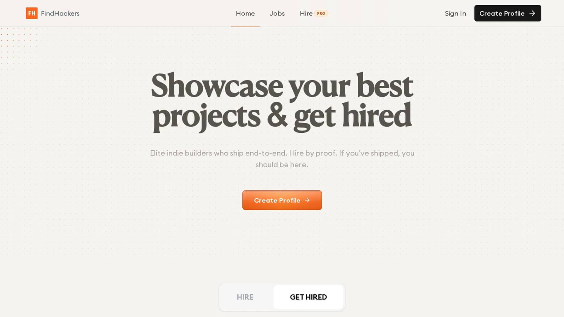 findhackers homepage