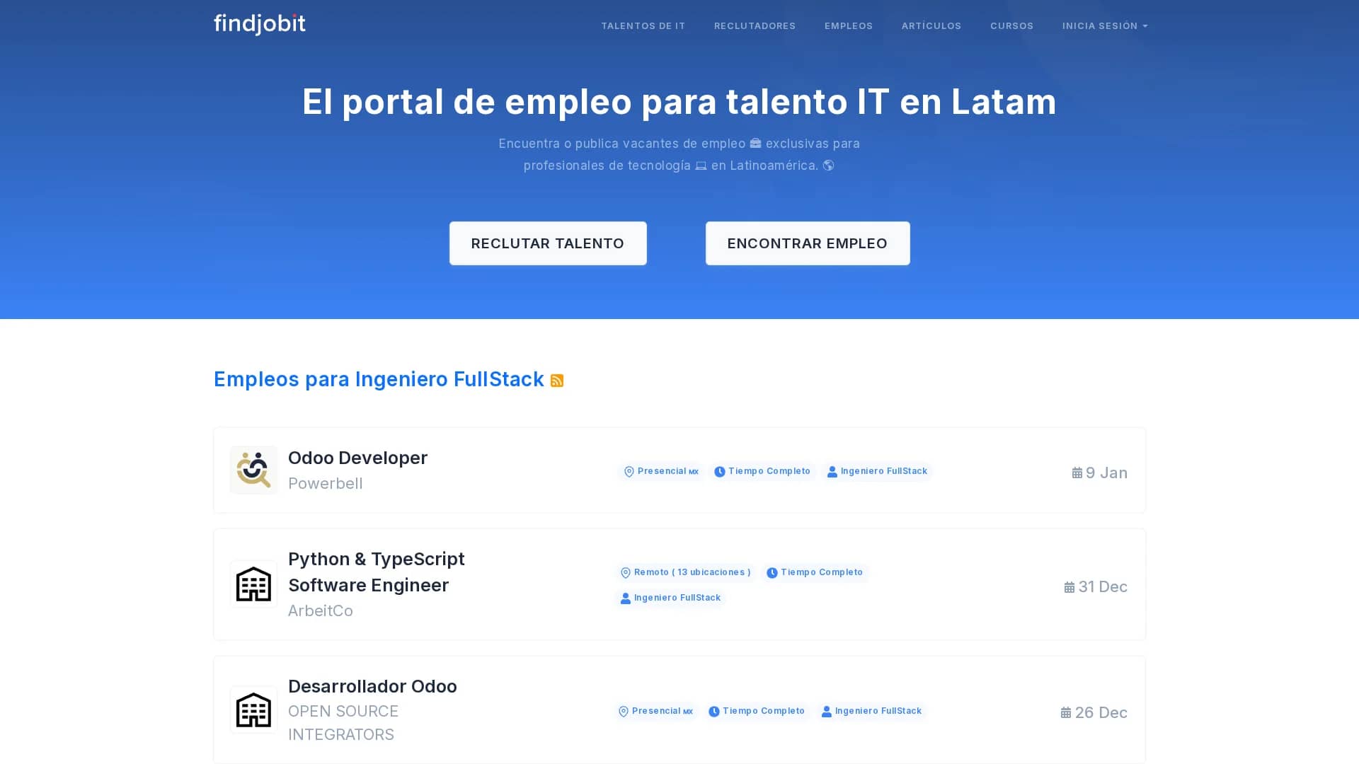 findjobit homepage