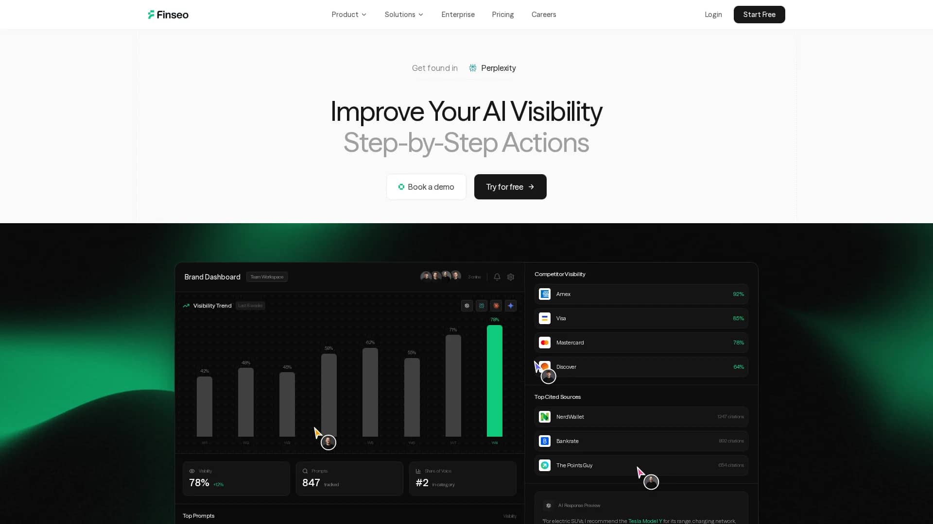 finseo-ai homepage