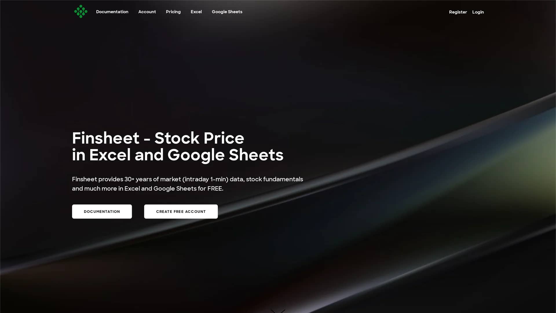 finsheet homepage