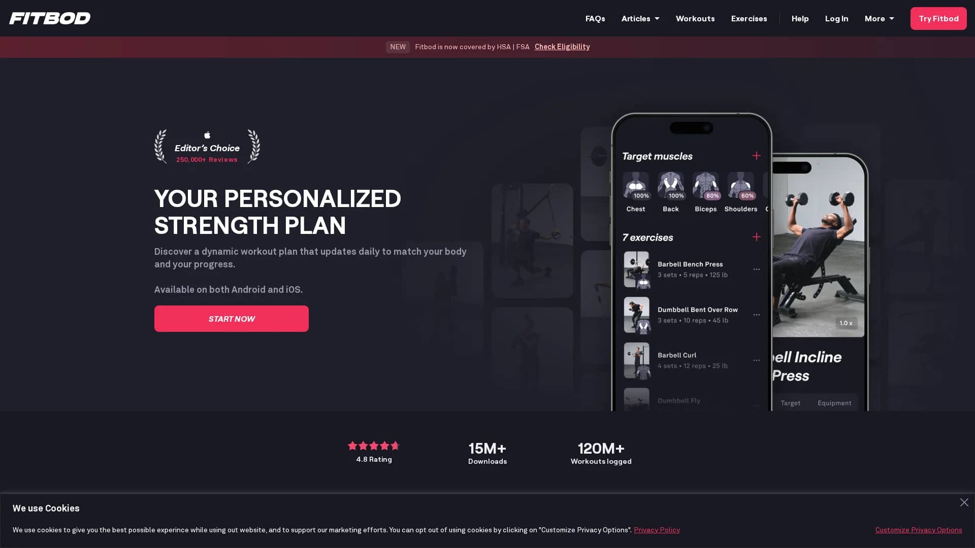 fitbod homepage